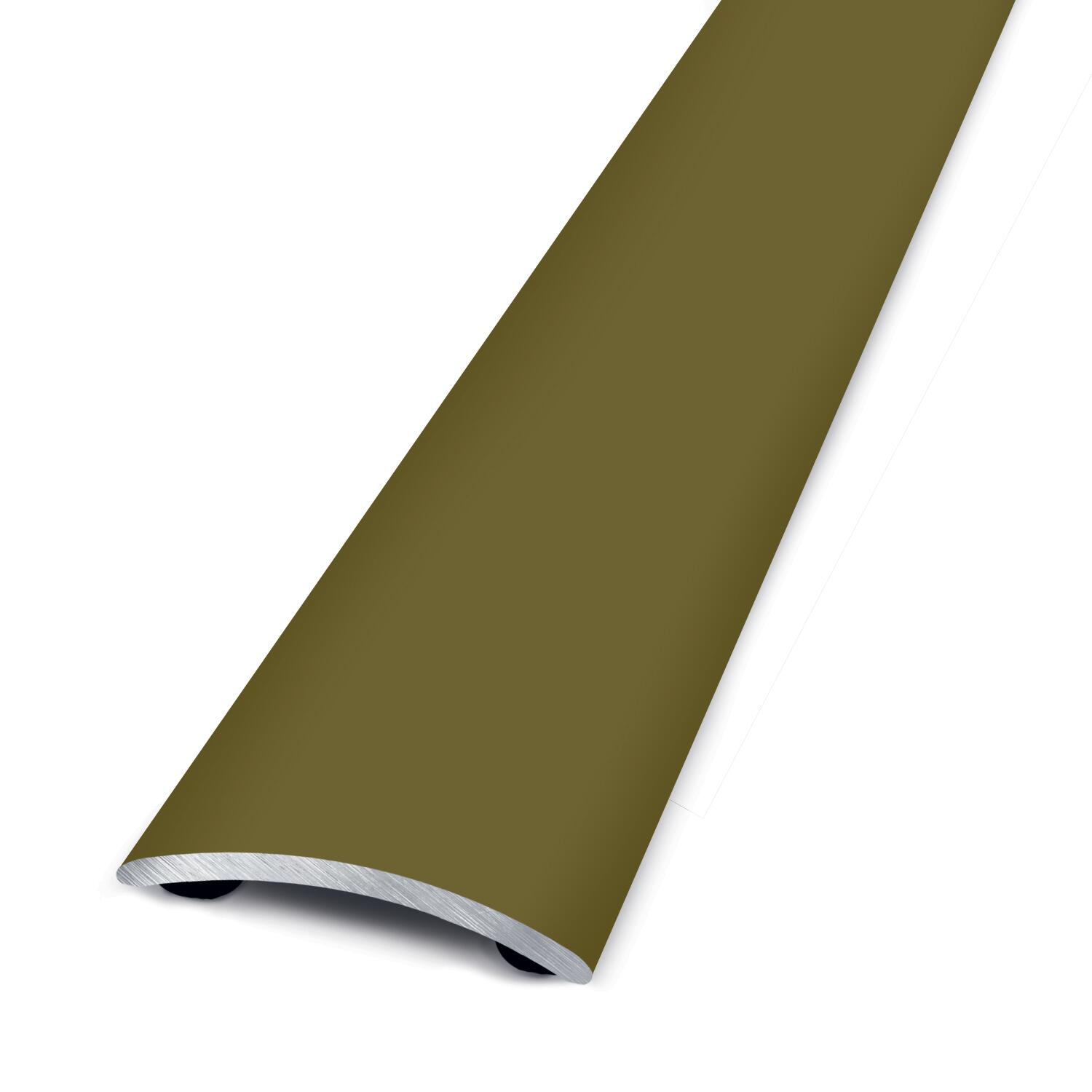 Barre de seuil aluminium titanium auto-adhésif L.166 x l.3 cm  - 4