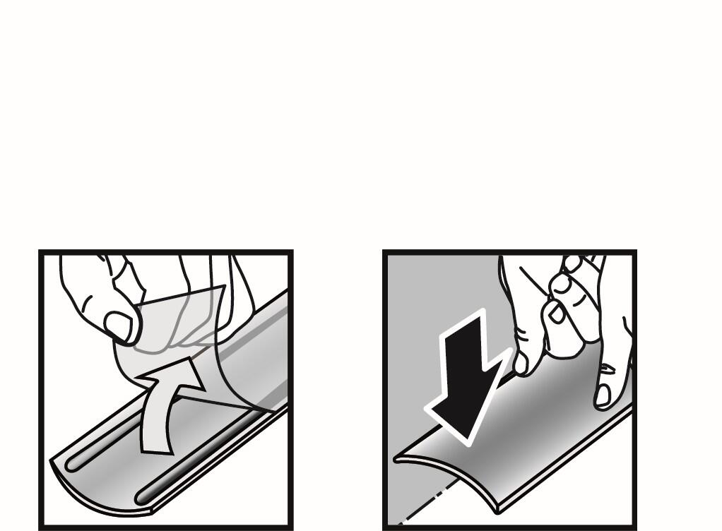 Barre de seuil aluminium titanium auto-adhésif L.166 x l.3 cm  - 2