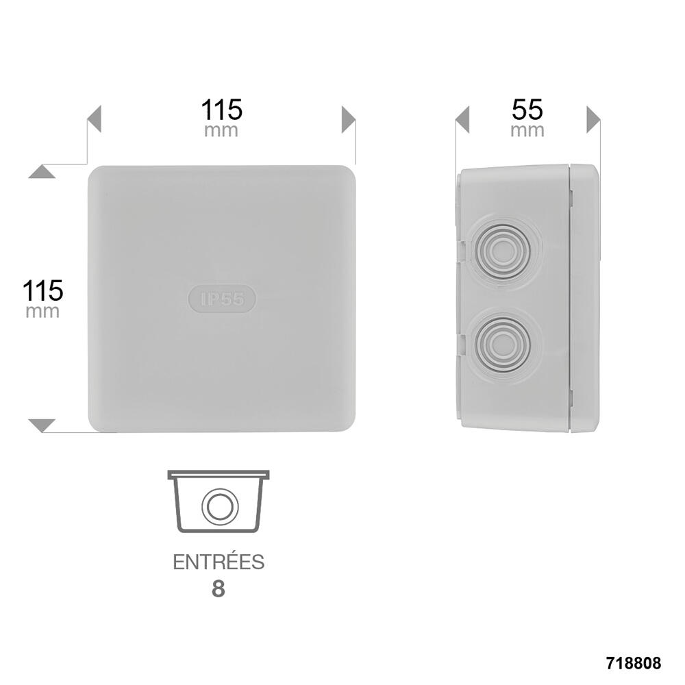 Boîte de dérivation étanche  - DEBFLEX - 2
