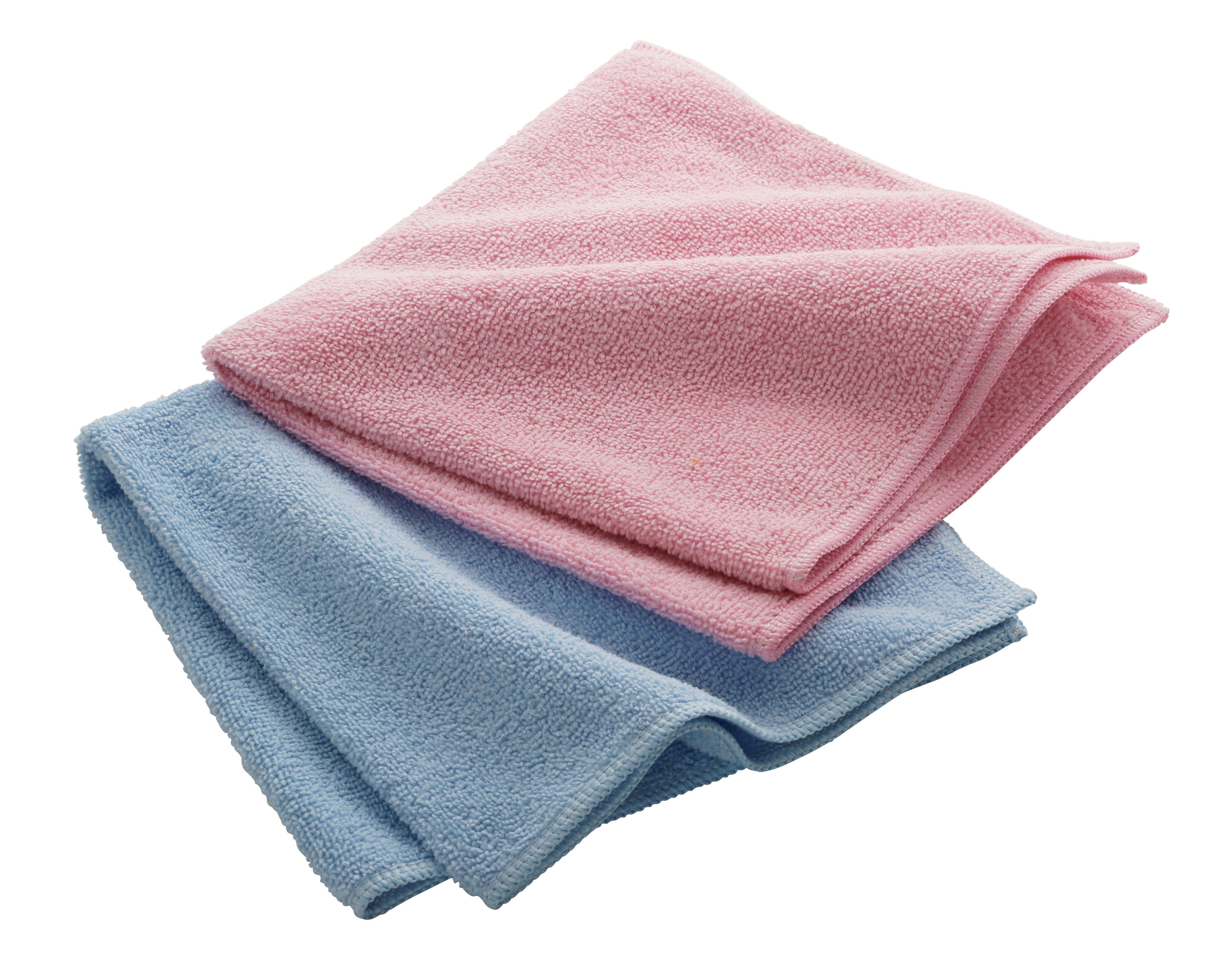 Chiffons microfibres toutes surfaces 38 x 38 cm lot de 2 - SPADO - 2