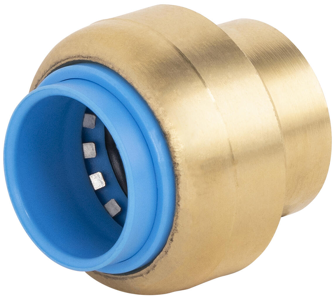 Raccord bouchon universel cuivre / multicouche / PER automatique Diam.16 mm - TOUT PUSH - 2