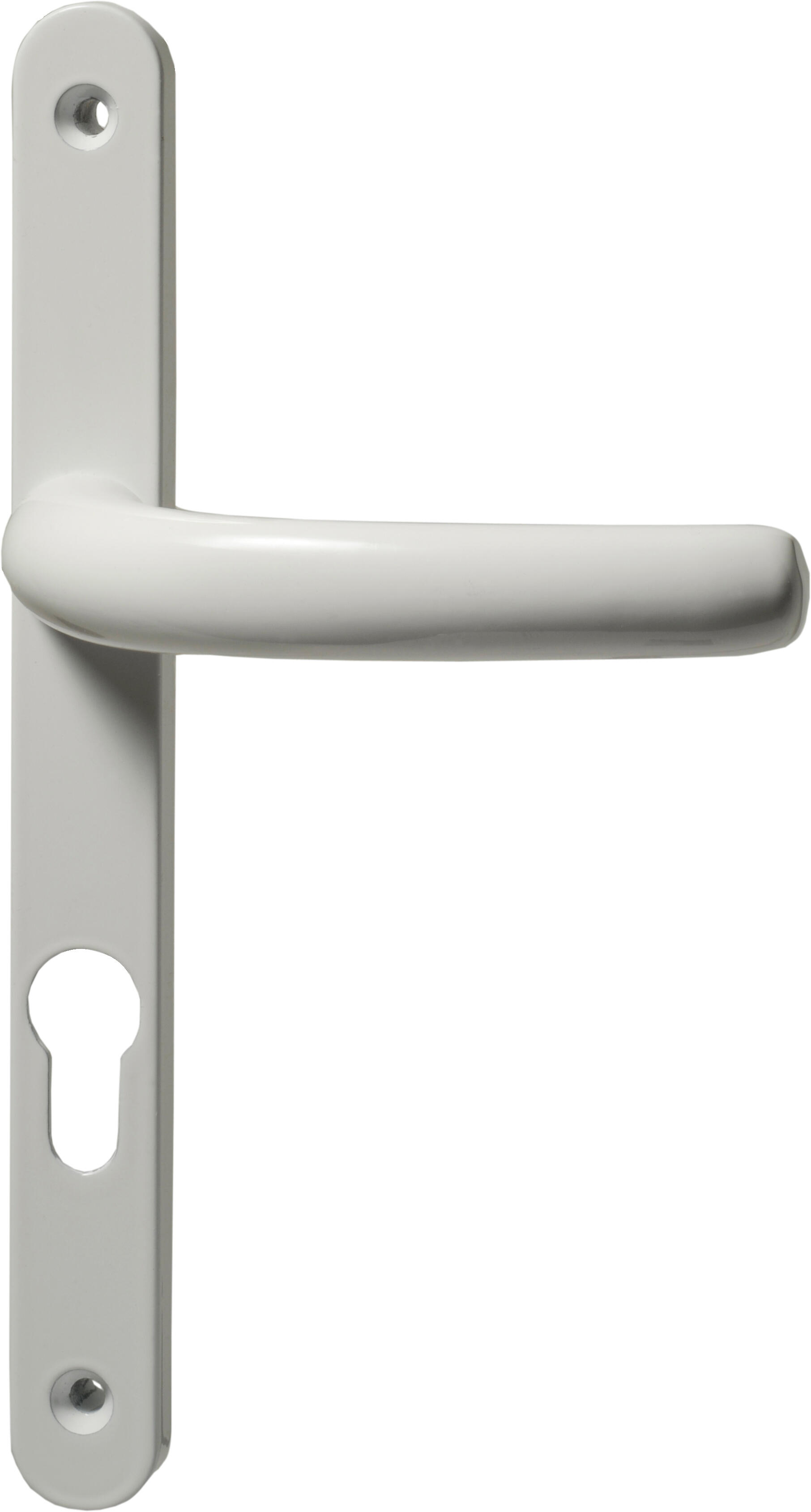 Poignée blanche pour porte d'entrée PVC - SOPROFEN - 2