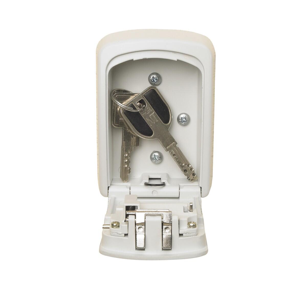 Boîte à clé sécurisée à fixer H.11,8 x l.8,3 x P.3,4 cm - MASTER LOCK 5401EURDCRM  - 2
