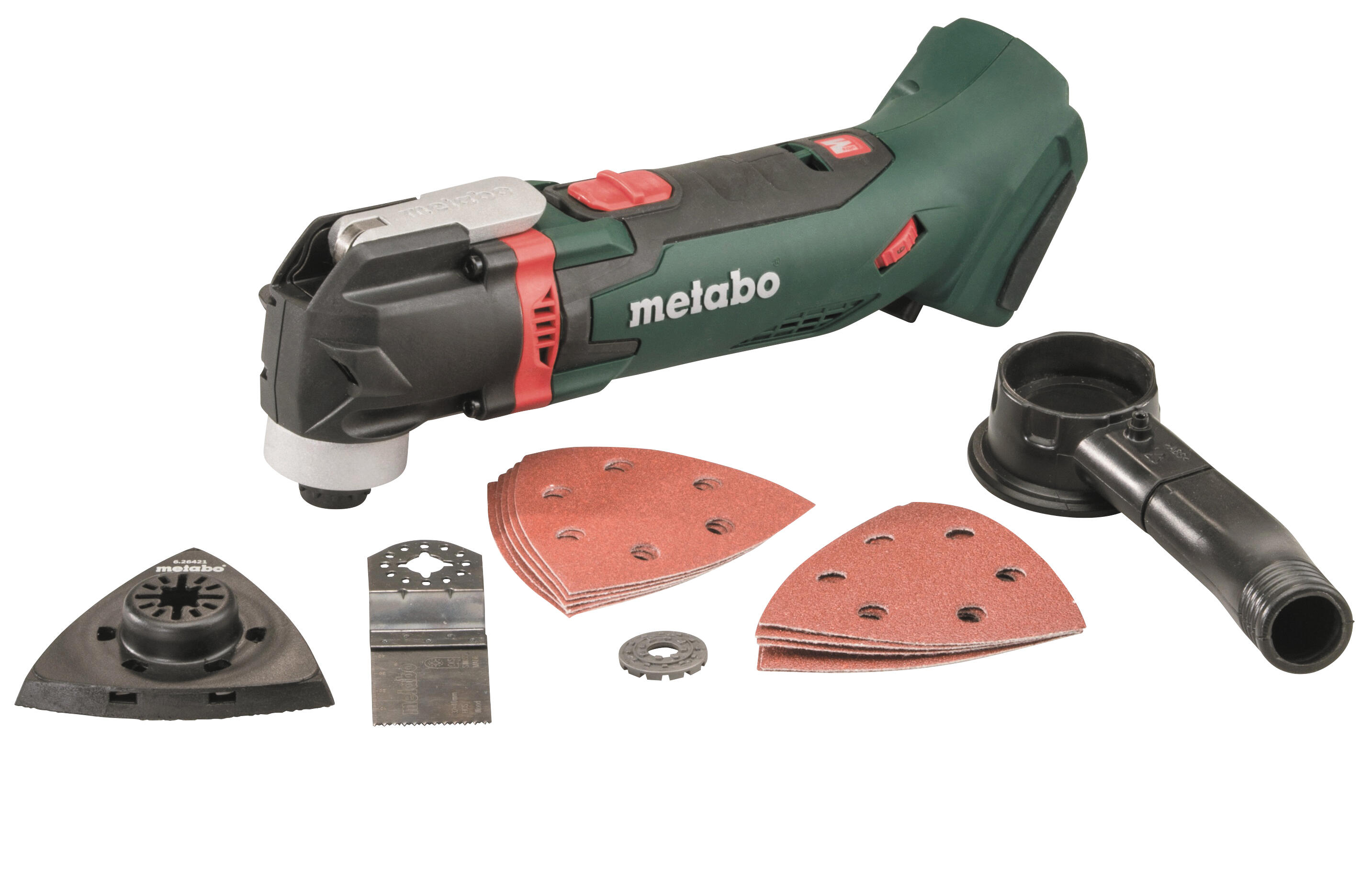 Outil multifonctions sans fil 18V sans batterie ni chargeur + 14 accessoires MT18LTX en coffret Metaloc - 613021840 METABO - 2