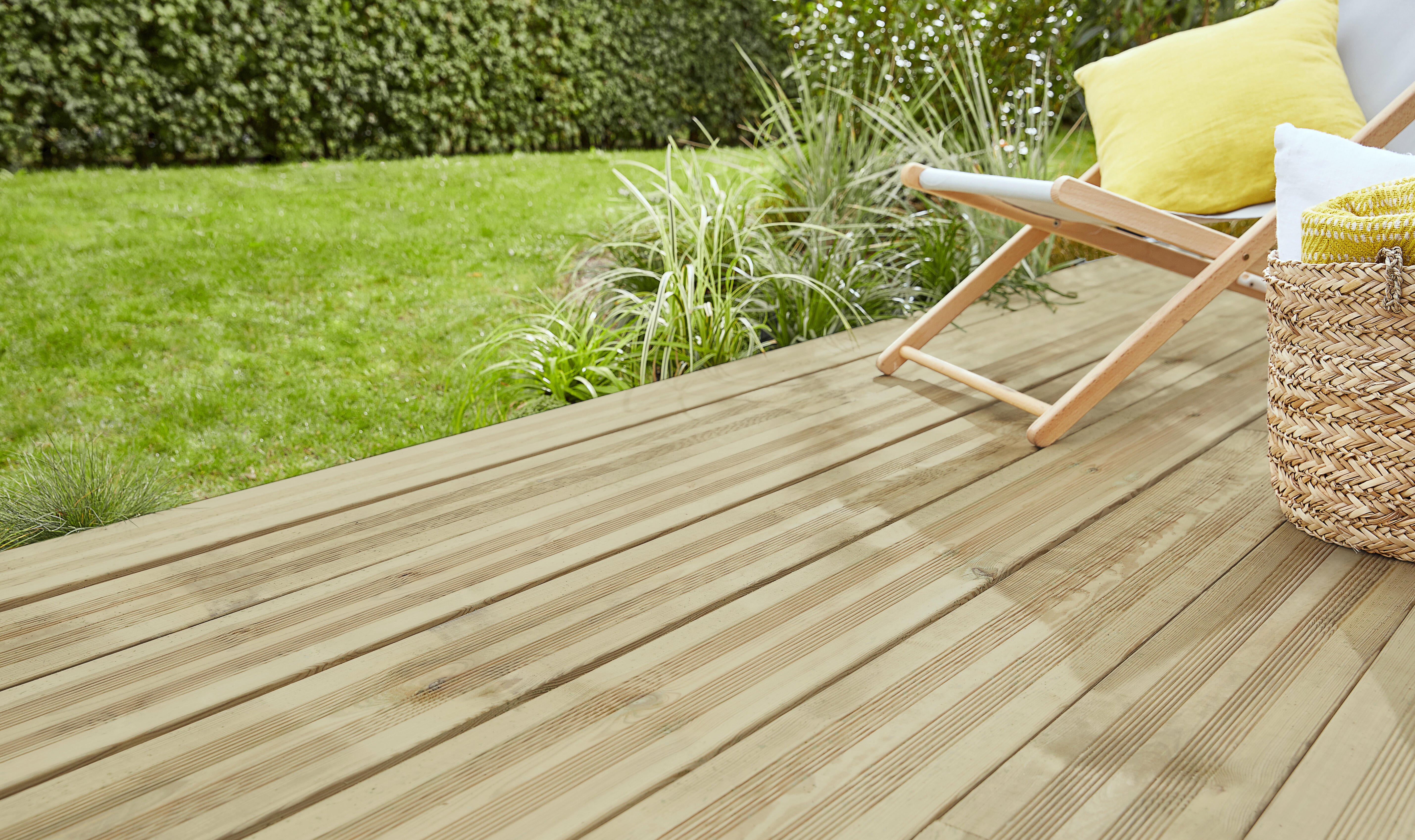 Lame de terrasse pin autoclave classe 4 30 x 170 mm Long. 4 m - 2