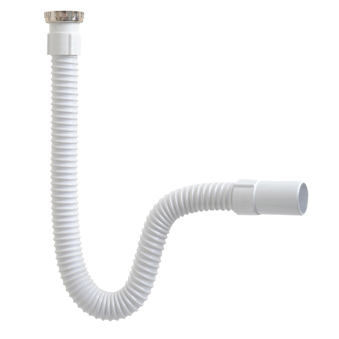Flex spiral Diam.40 mm Long.75 cm avec écrou laiton à visser 40 x 49 (1