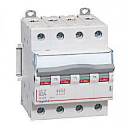 Disjoncteur IC60N 4P 40A Courbe D - Protection Fiable Fabriqué En France