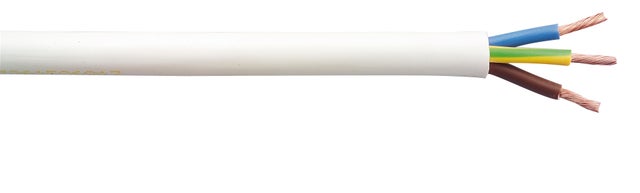 Câble électrique HO5VVF 3G 1 mm²  5 m