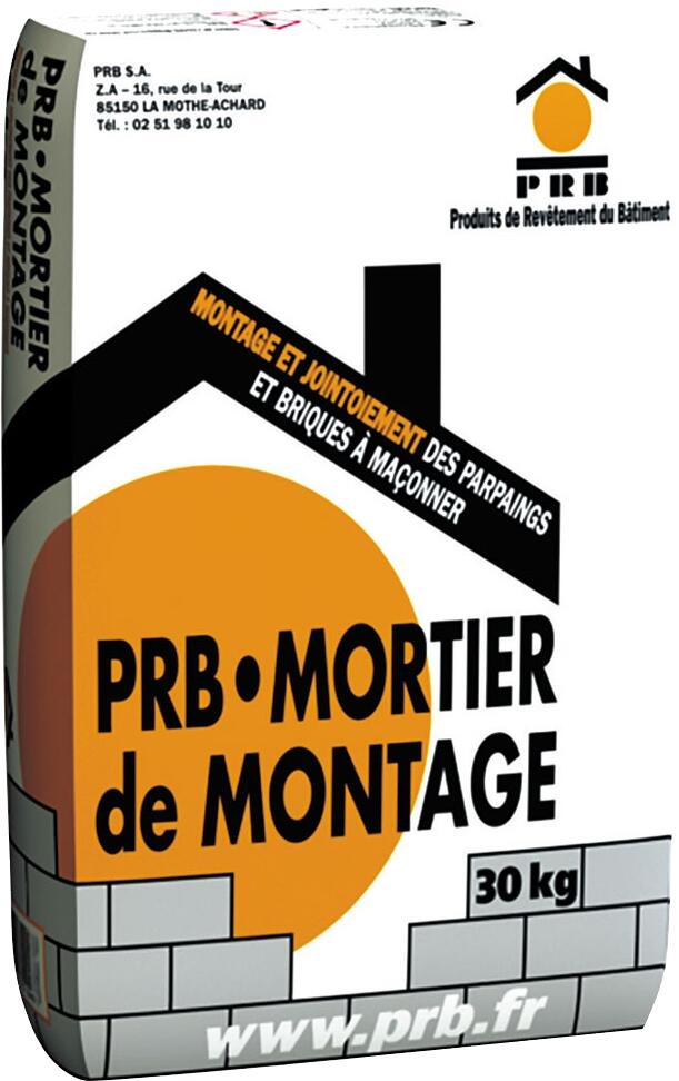 Mortier prêt à l'emploi gris 30 kg - PRB - 2