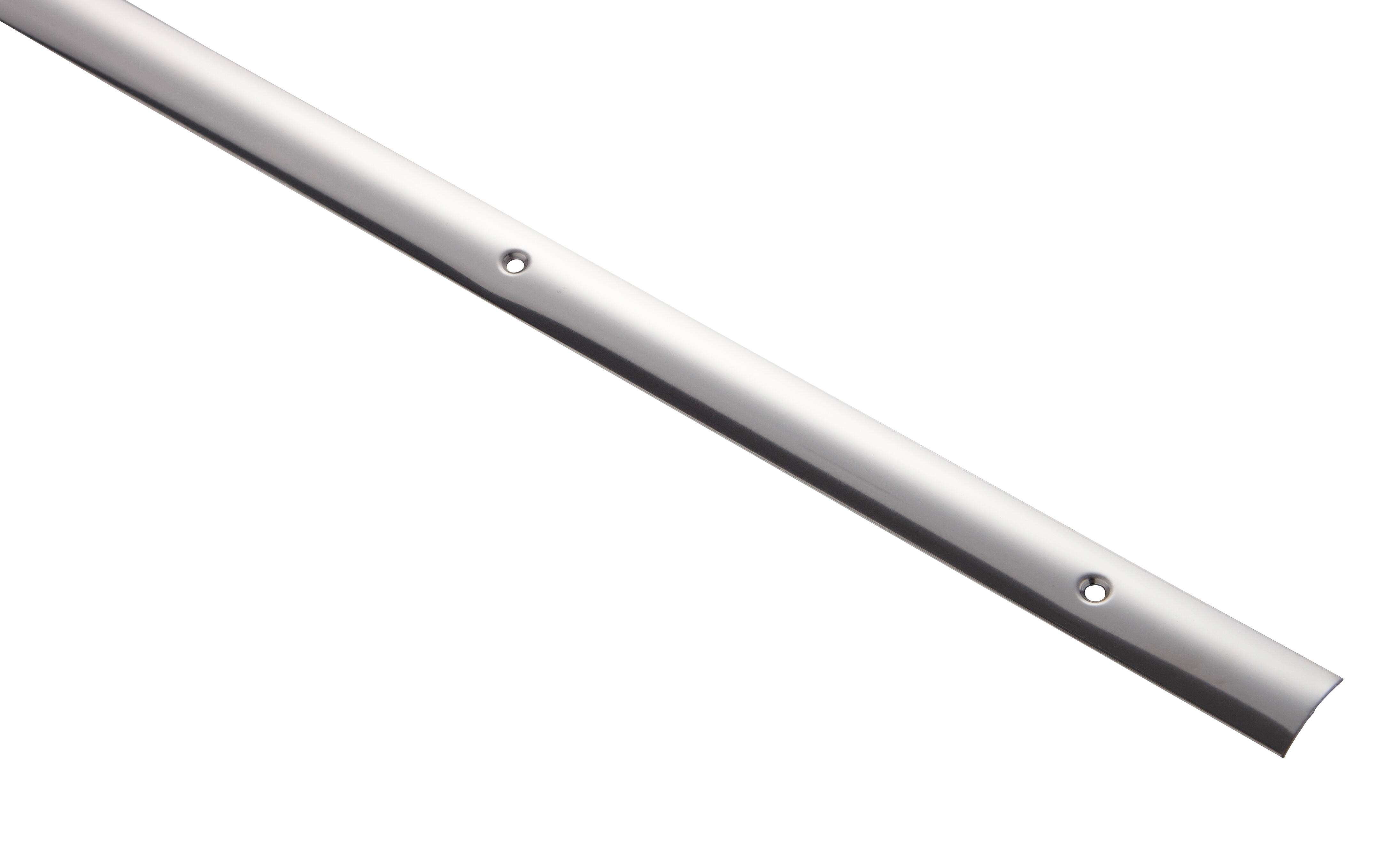 Barre de seuil inox brillant à visser L.93 x l.3 cm  - 5
