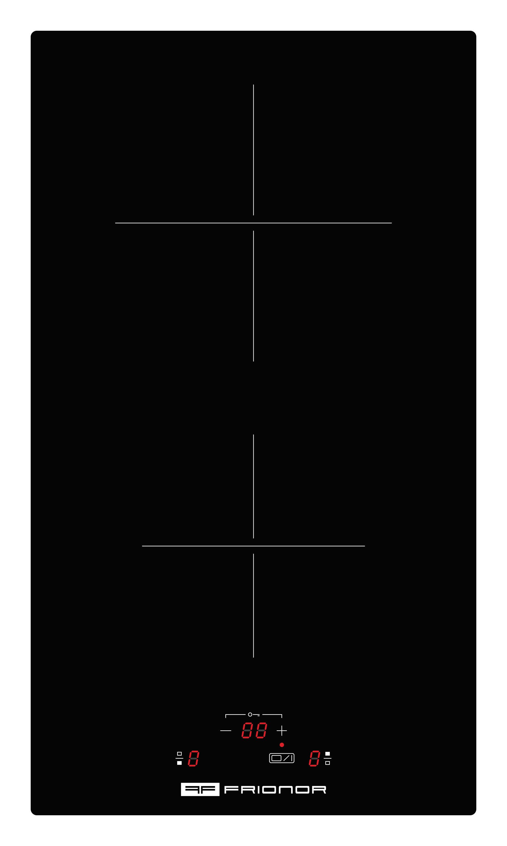 Domino vitrocéramique 2 foyers touches sensitives - DVS2930 FRIONOR - 3