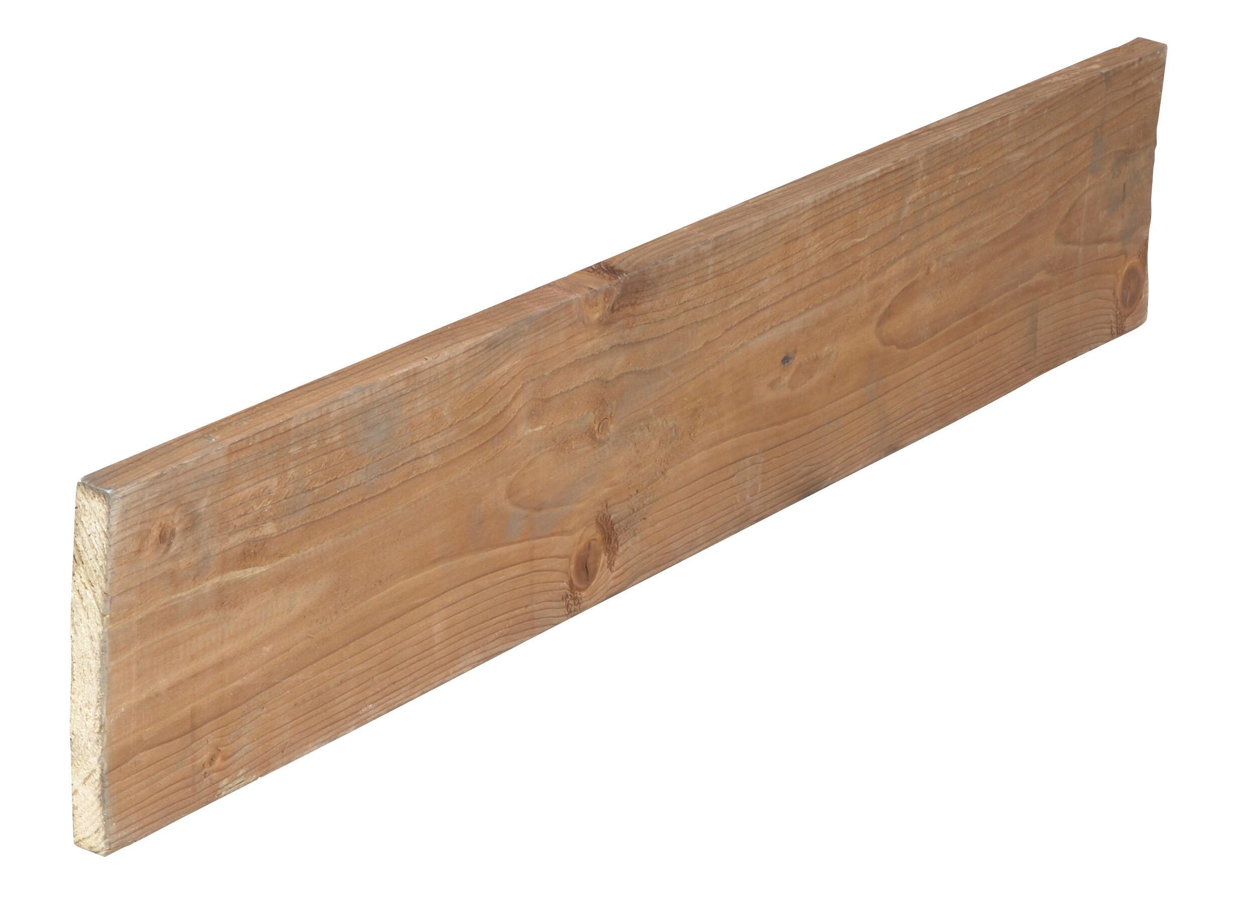 Planche en bois Long.4 m 25x197 mm classe 3 sapin traité raboté - 2