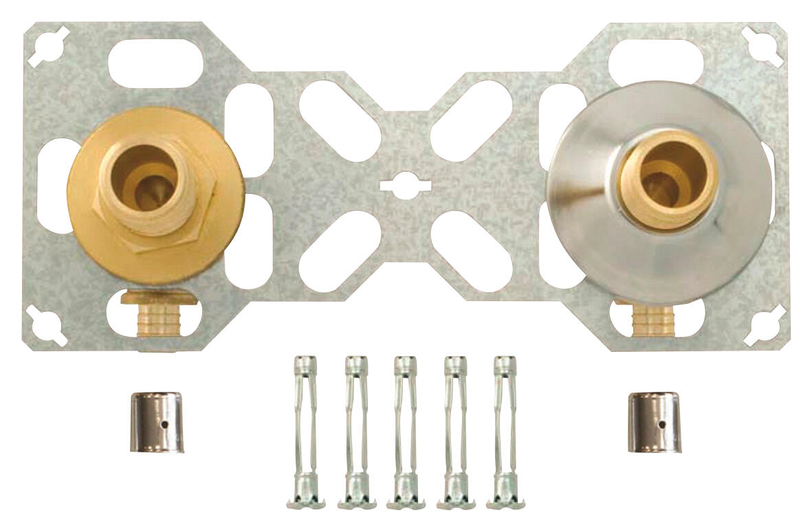 Kit de fixation robinetterie double pour installation en PER à sertir Diam.16 mm Easy Fix - 2