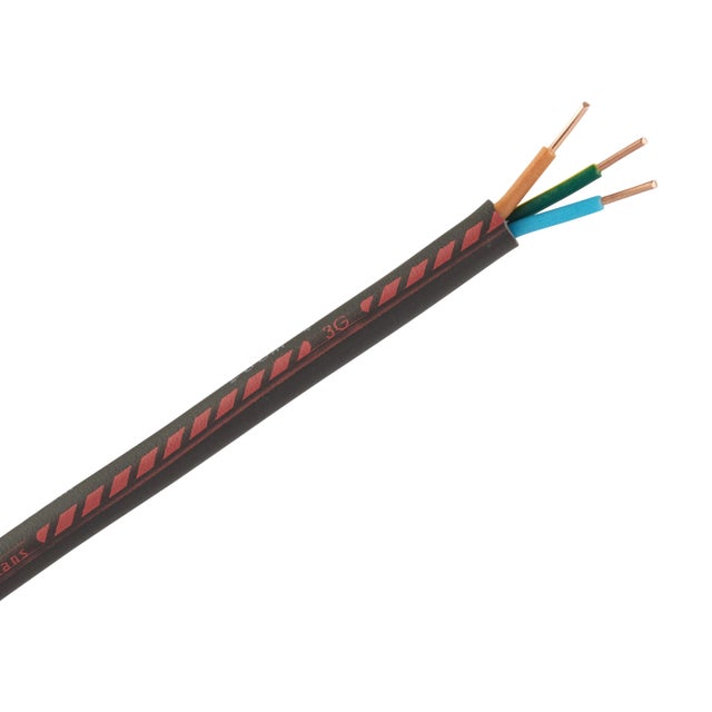 Cable électrique R2V 3G 1,5 mm² 25 m - NEXANS FRANCE 