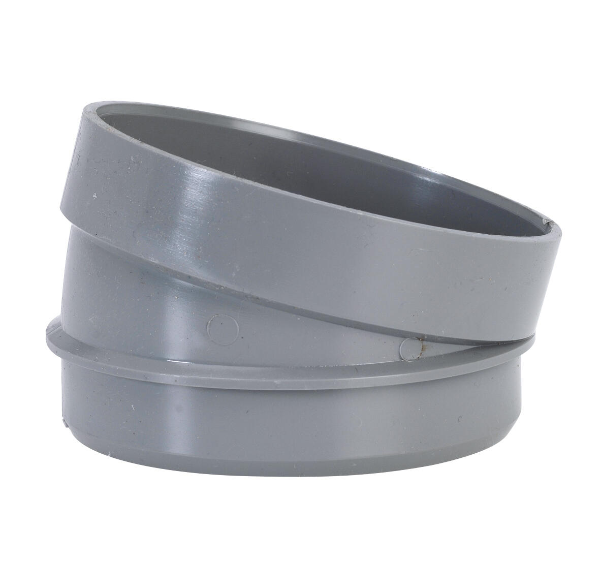 Secteur de coude évacuation PVC 30° Mâle / Femelle Diam.100 mm - 2