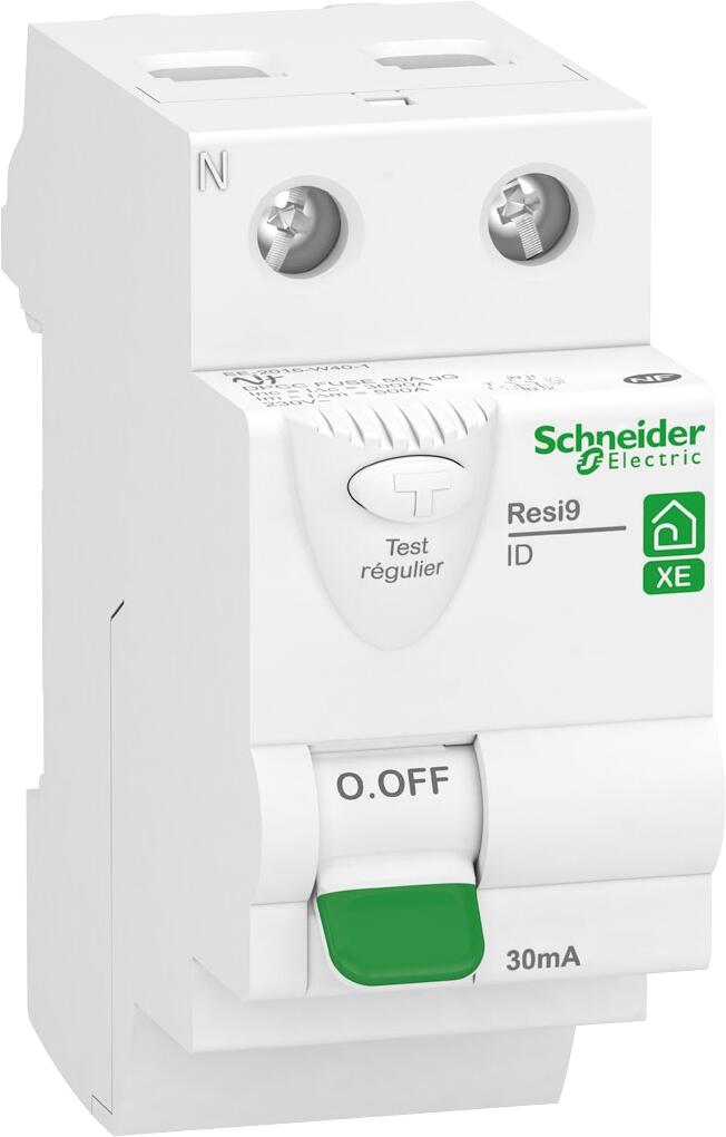 Interrupteur différentiel embrochable 40A 30MA type AC - SCHNEIDER - 3