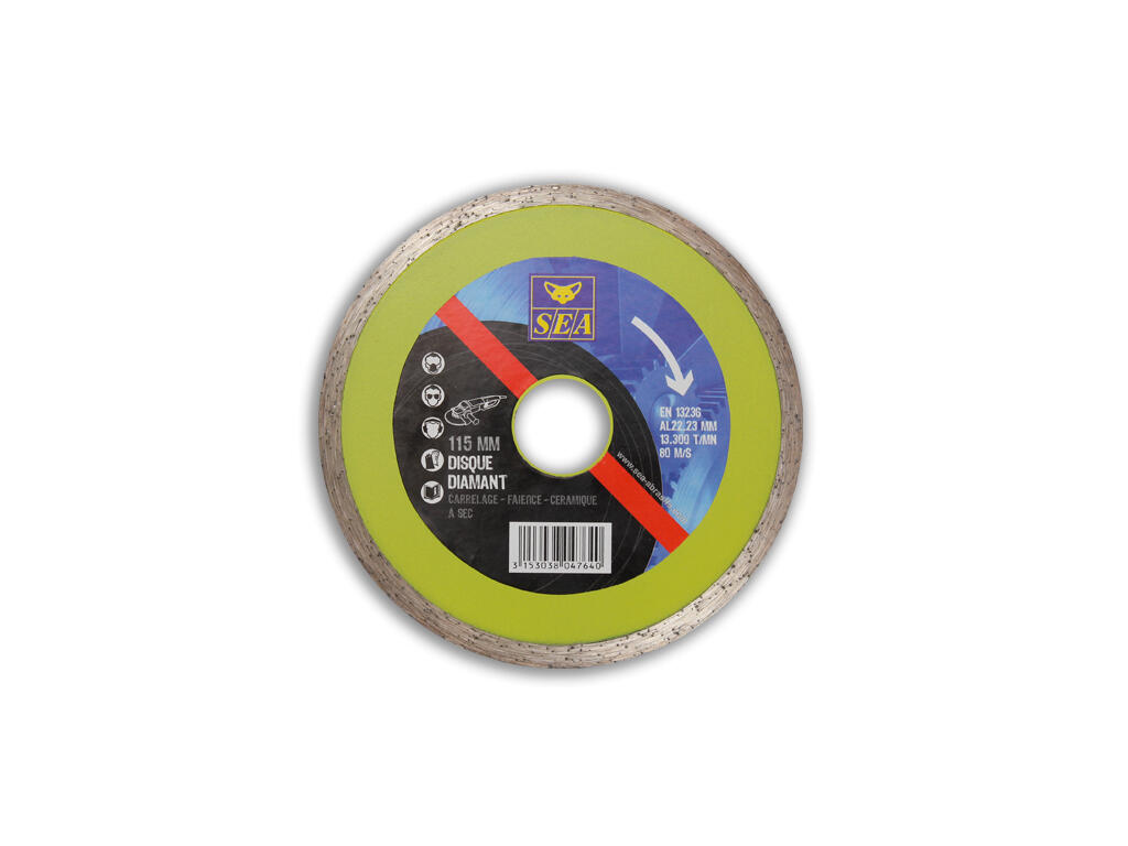 Disque diamant multi matériaux Diam.115 mm - SEA - 3