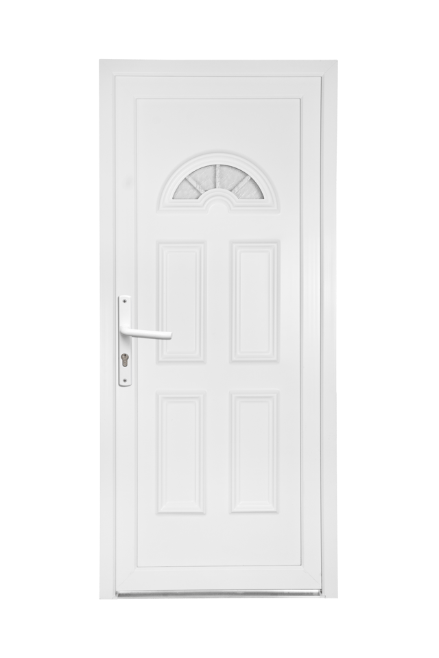 Porte d’entrée PVC poussant droit H.215 x l.90 cm Elise