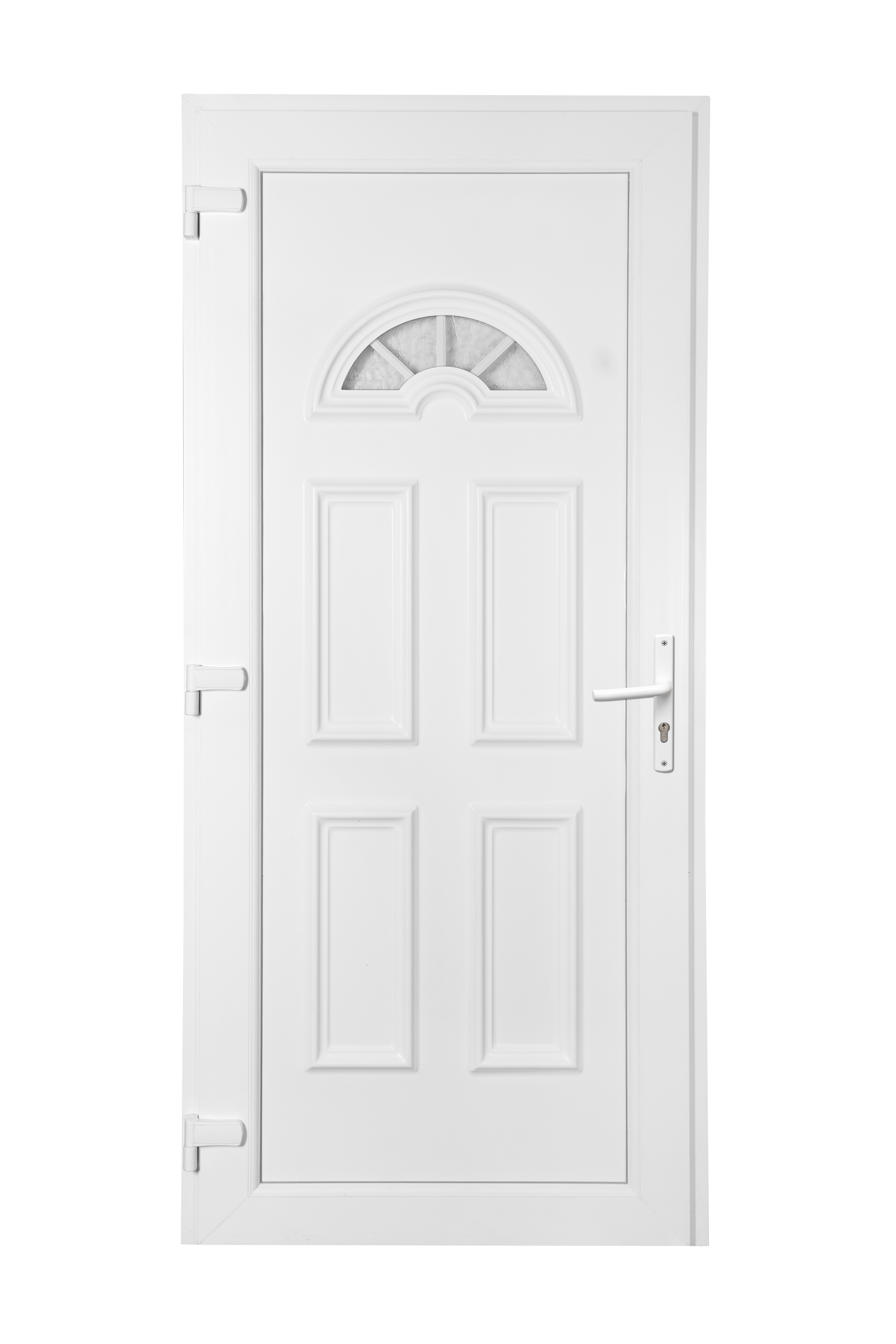 Porte d’entrée PVC poussant droit H.215 x l.90 cm Elise - 2