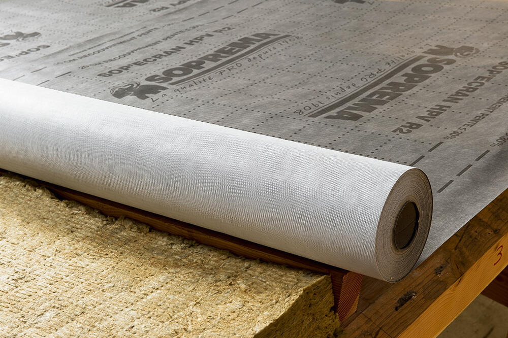 Ecran de sous-toiture et pare-pluie HPV+ R2, rouleau de L.50 x l.1,5 m Sop'écran - SOPREMA - 3