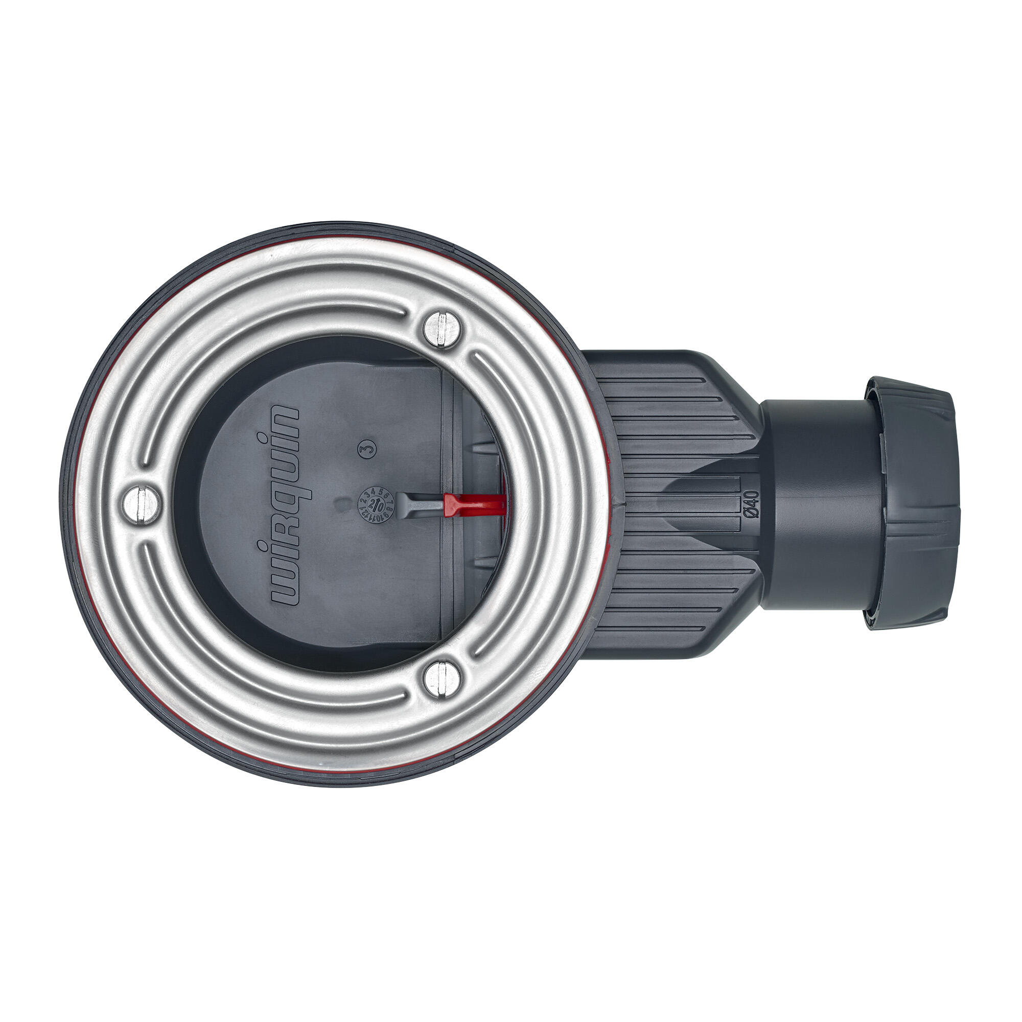 Bonde de douche slim pour receveur Ø90 mm sortie horizontale sans capot- Wirquin Pro - 2