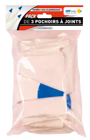 Lot de 3 pochoirs à joints - 3