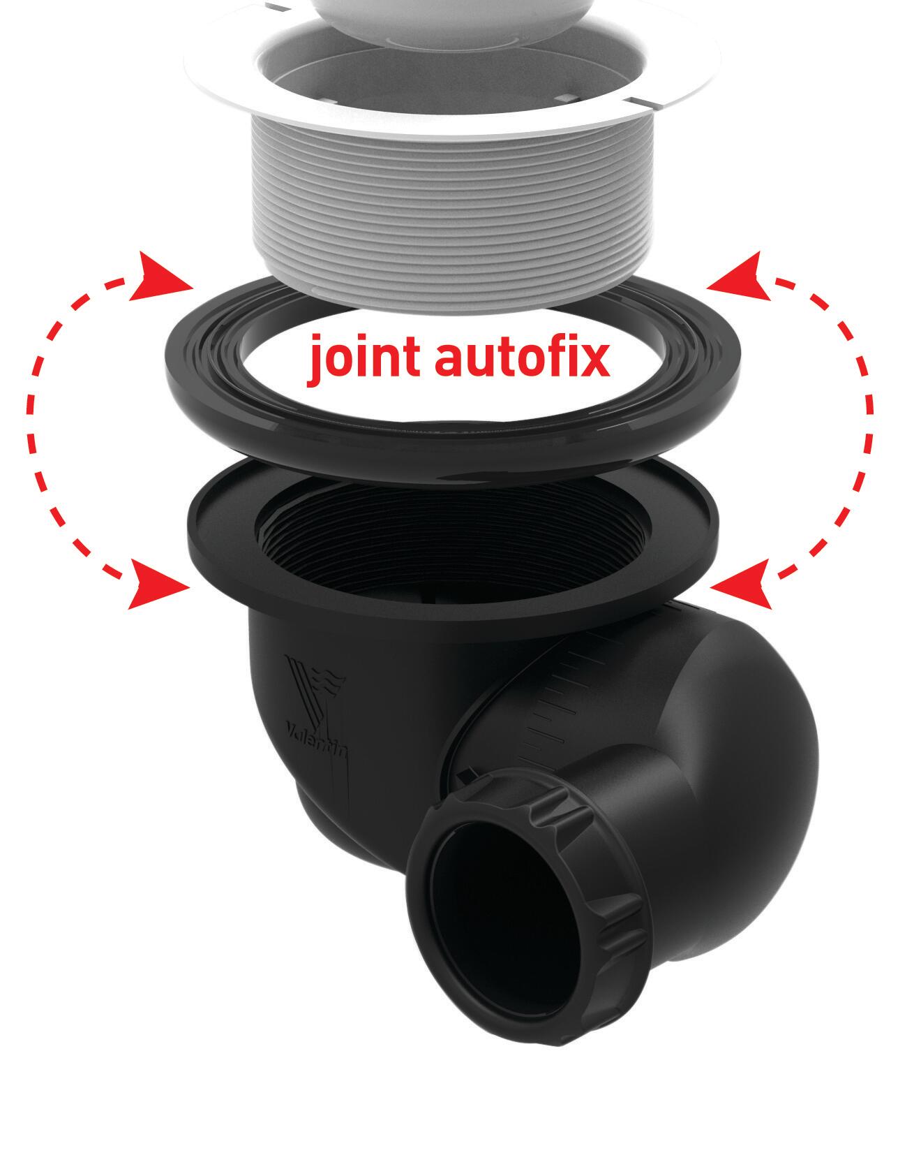 Bonde de douche La Goulue multidirectionnelle capot ABS pour receveur Ø 90 mm - NF - 2