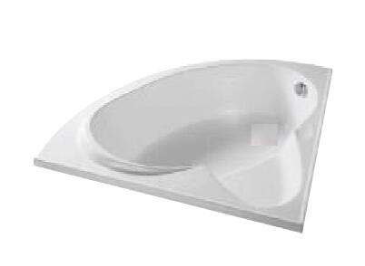 Baignoire d'angle blanche L.140 x l.140 cm Premium - VALENTIN - 4