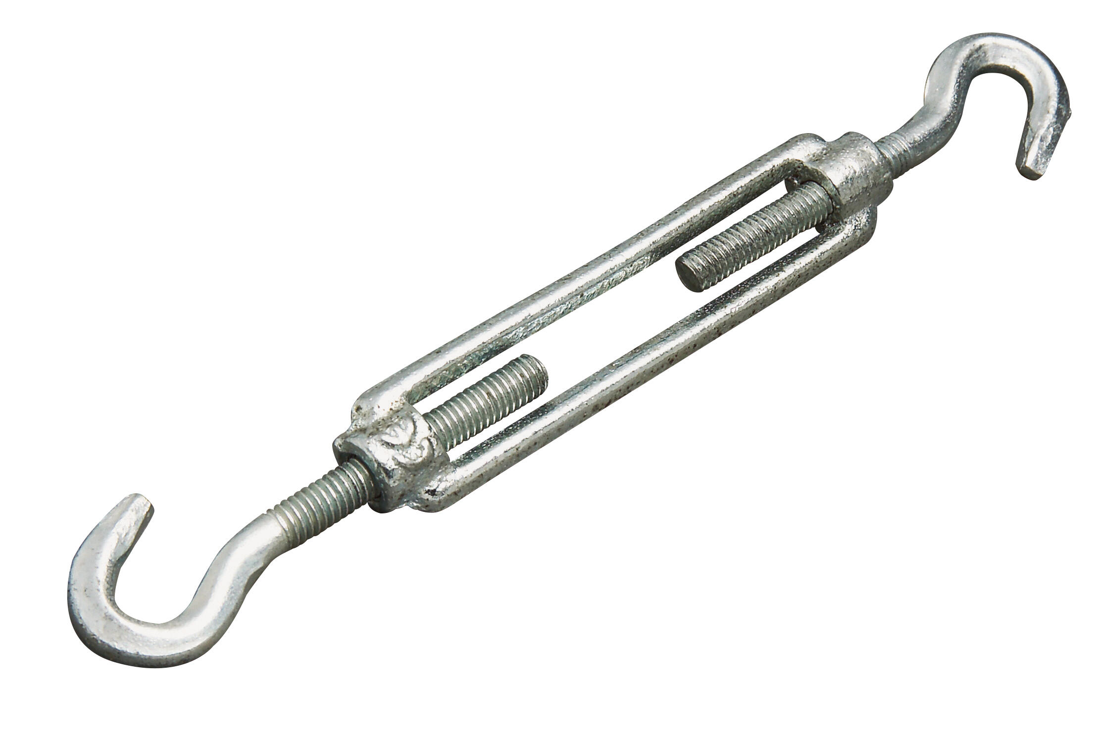 Tendeur 2 crochets acier zingué pour câble D.6 mm - 3