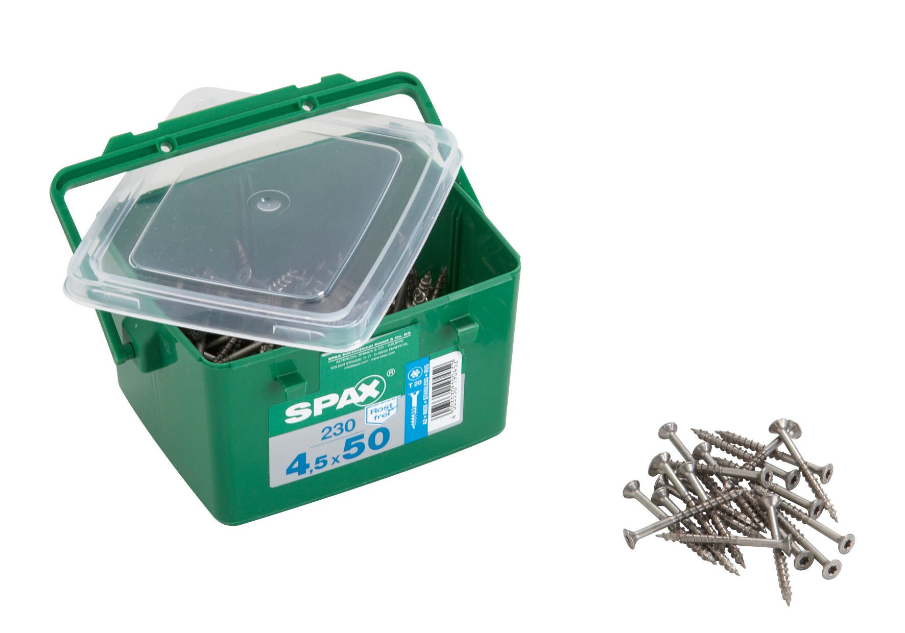 Vis bois inox A2 Diam. 3,5 x 20 mm Boîte de 200 - SPAX - 3