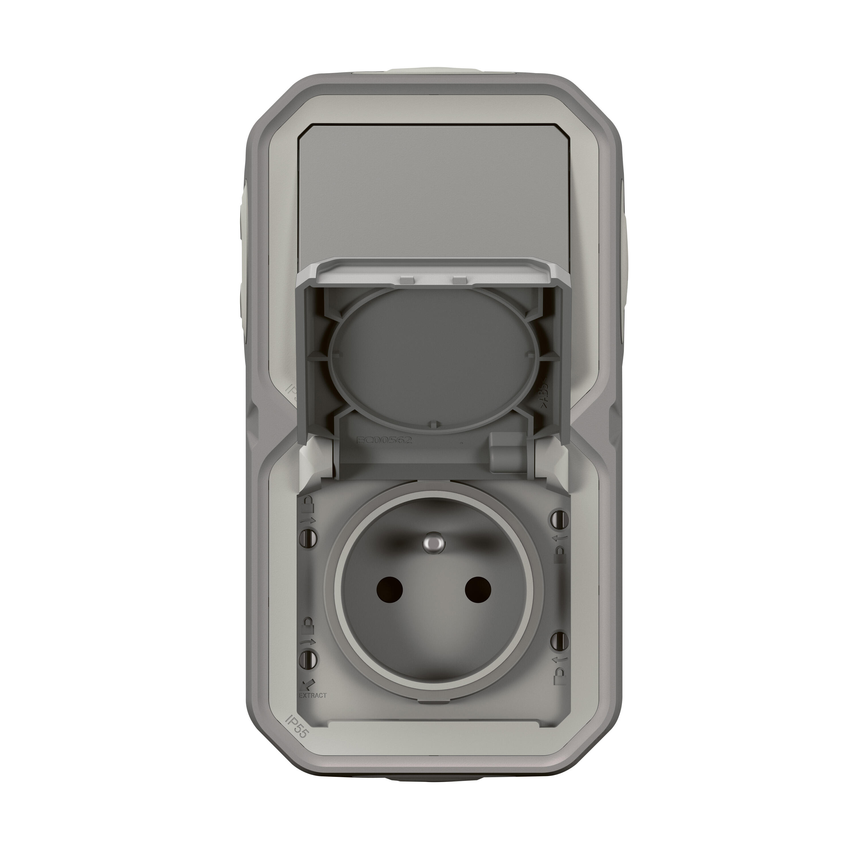 Prise de courant 2P+T et interrupteur va et vient PLEXO - LEGRAND - 2