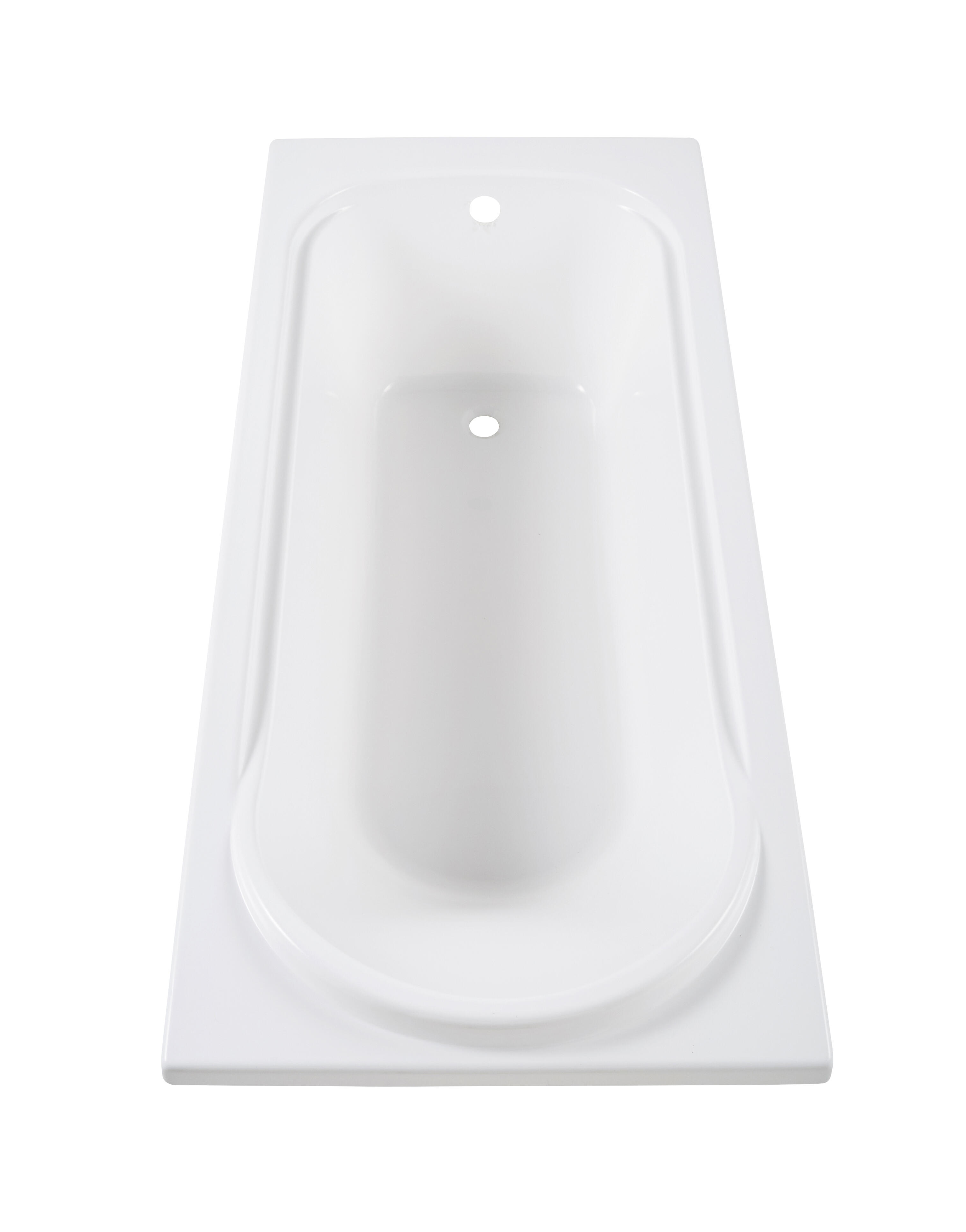 Baignoire rectangulaire blanche L.170 x l.75 cm Bahia - VALENTIN - 4