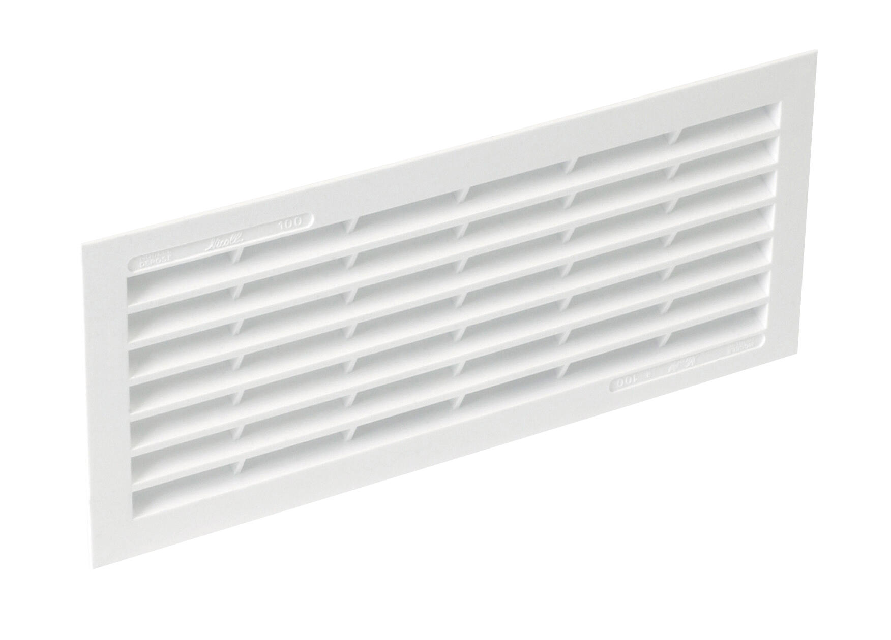 Grille de ventilation intérieure  108 x 254 mm - NICOLL - 2