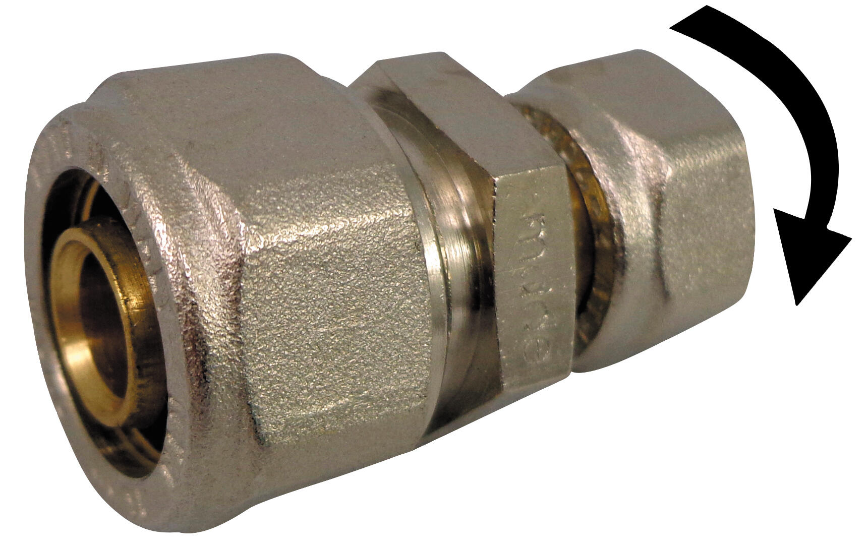 Raccord femelle écrou libre F.12x17(3/8'') multicouche à compression Diam.16 mm - 2