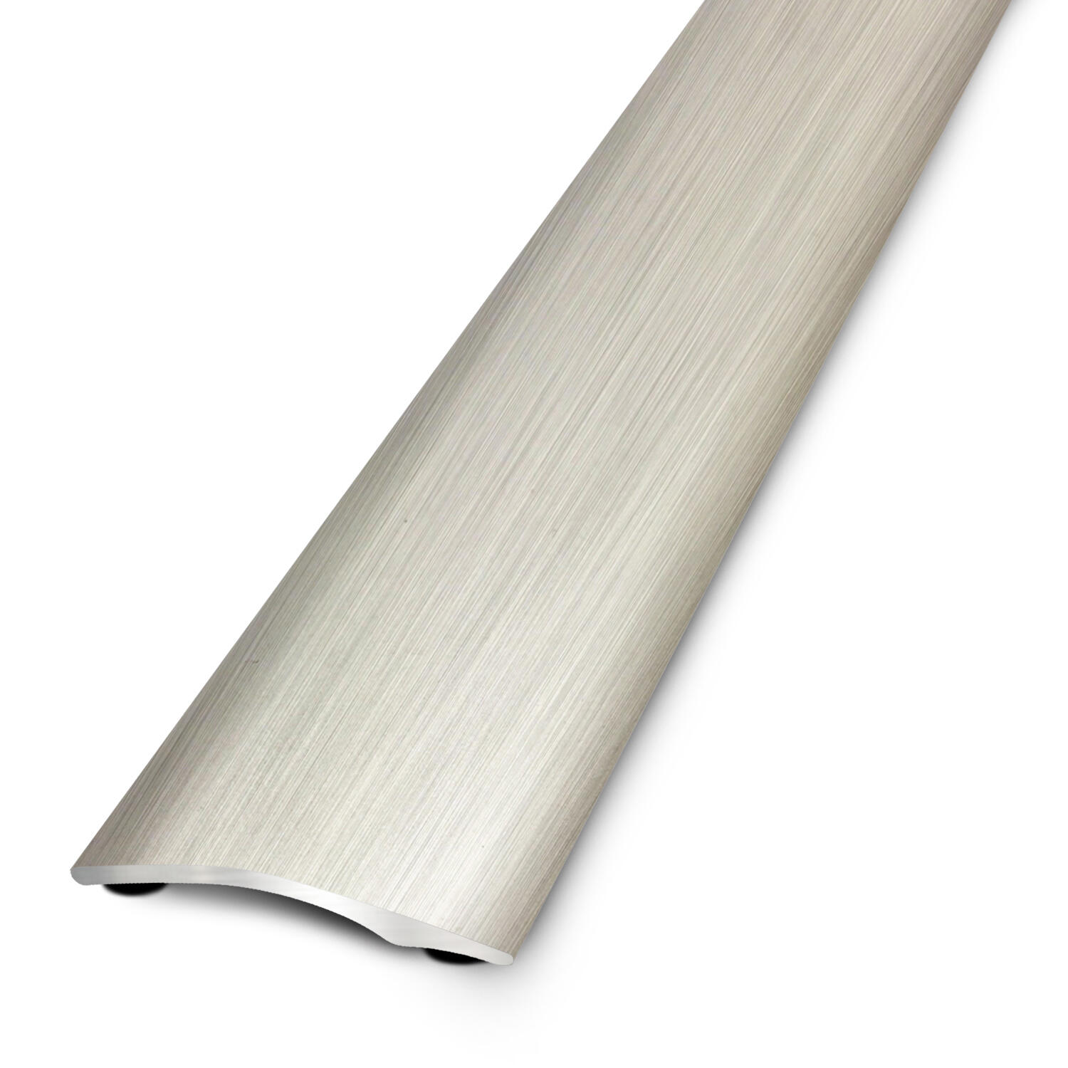 Barre de seuil aluminium titane brossé auto-adhésif L.93 x l.2,70 cm  - 3