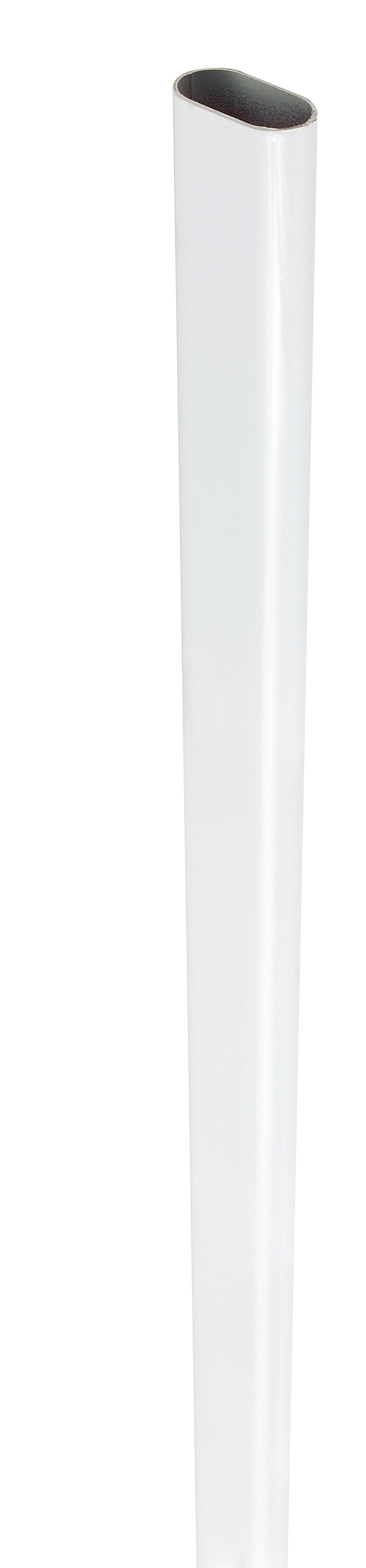 Tube penderie oval blanc Long.1,50 m - HETTICH - 3