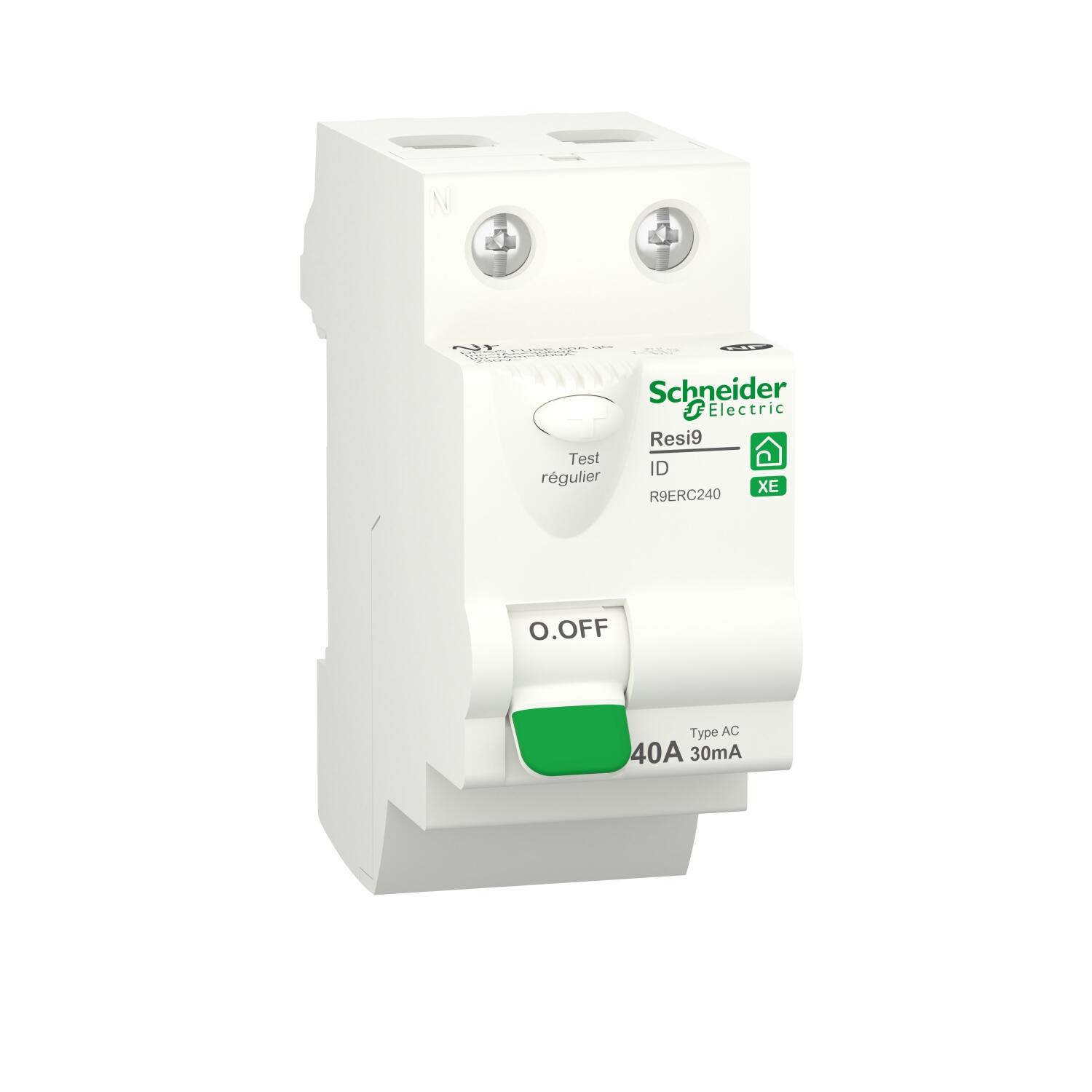 Interrupteur différentiel embrochable 40A 30MA type AC - SCHNEIDER - 2