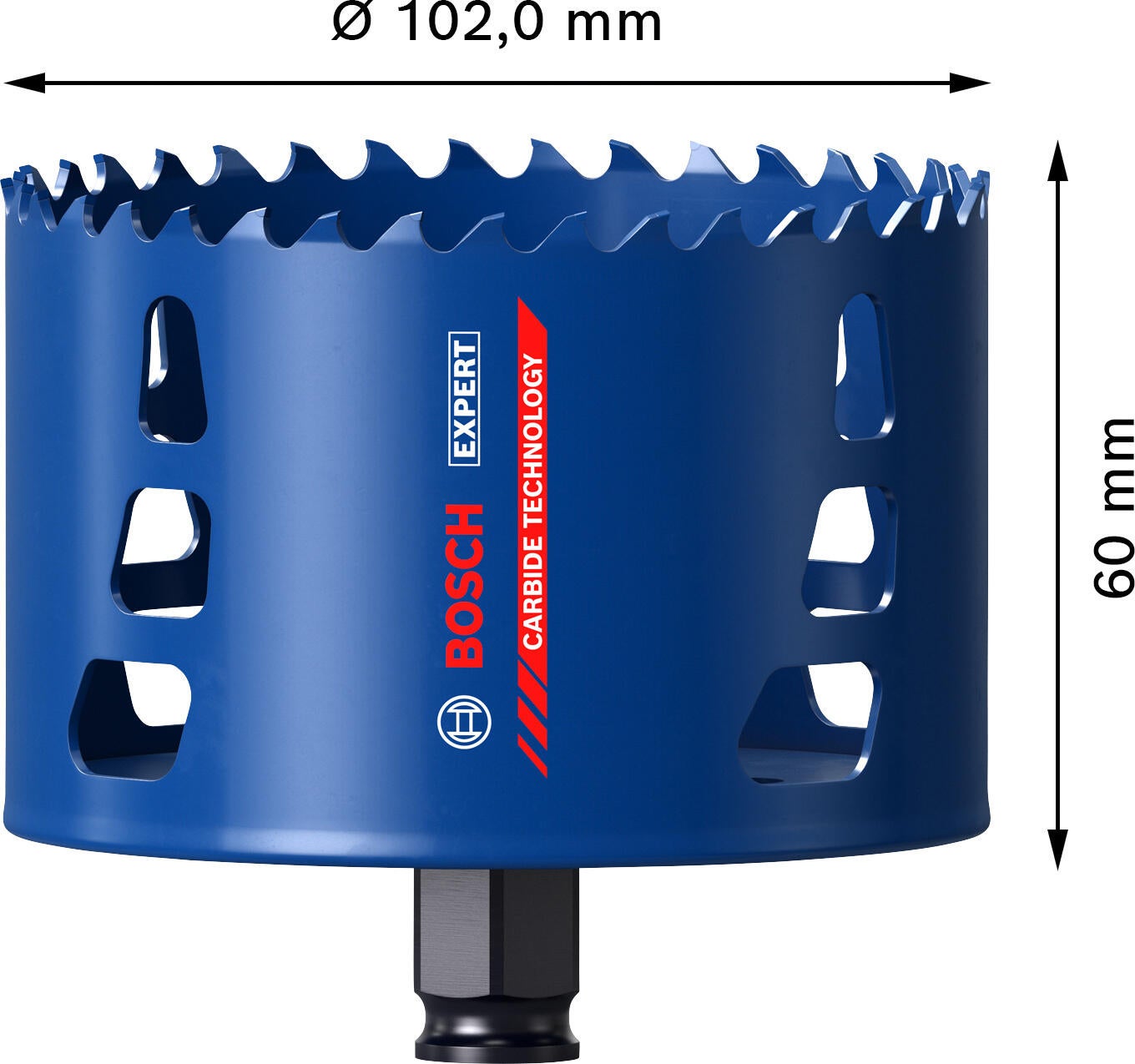 Scie cloche multi-matériaux Diam.102 mm - BOSCH  - 2