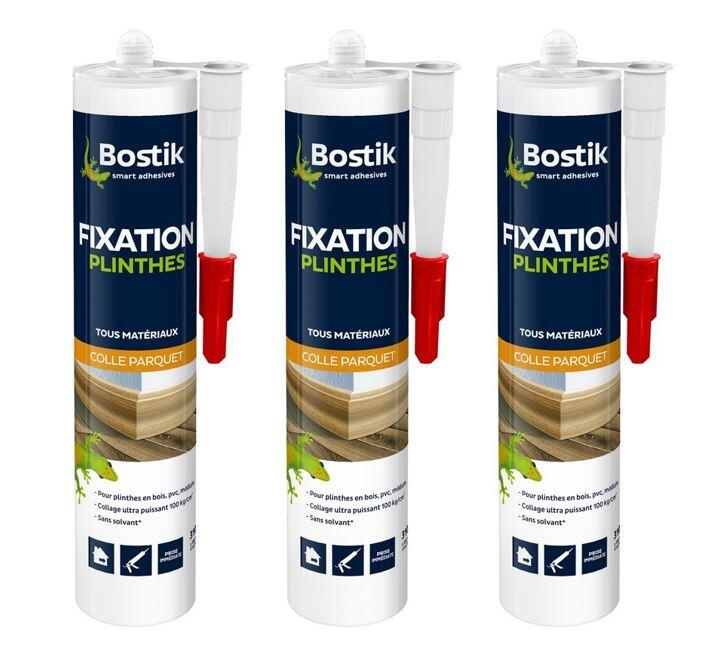 Lot 3 cartouches fixation plinthe 310ml - 2