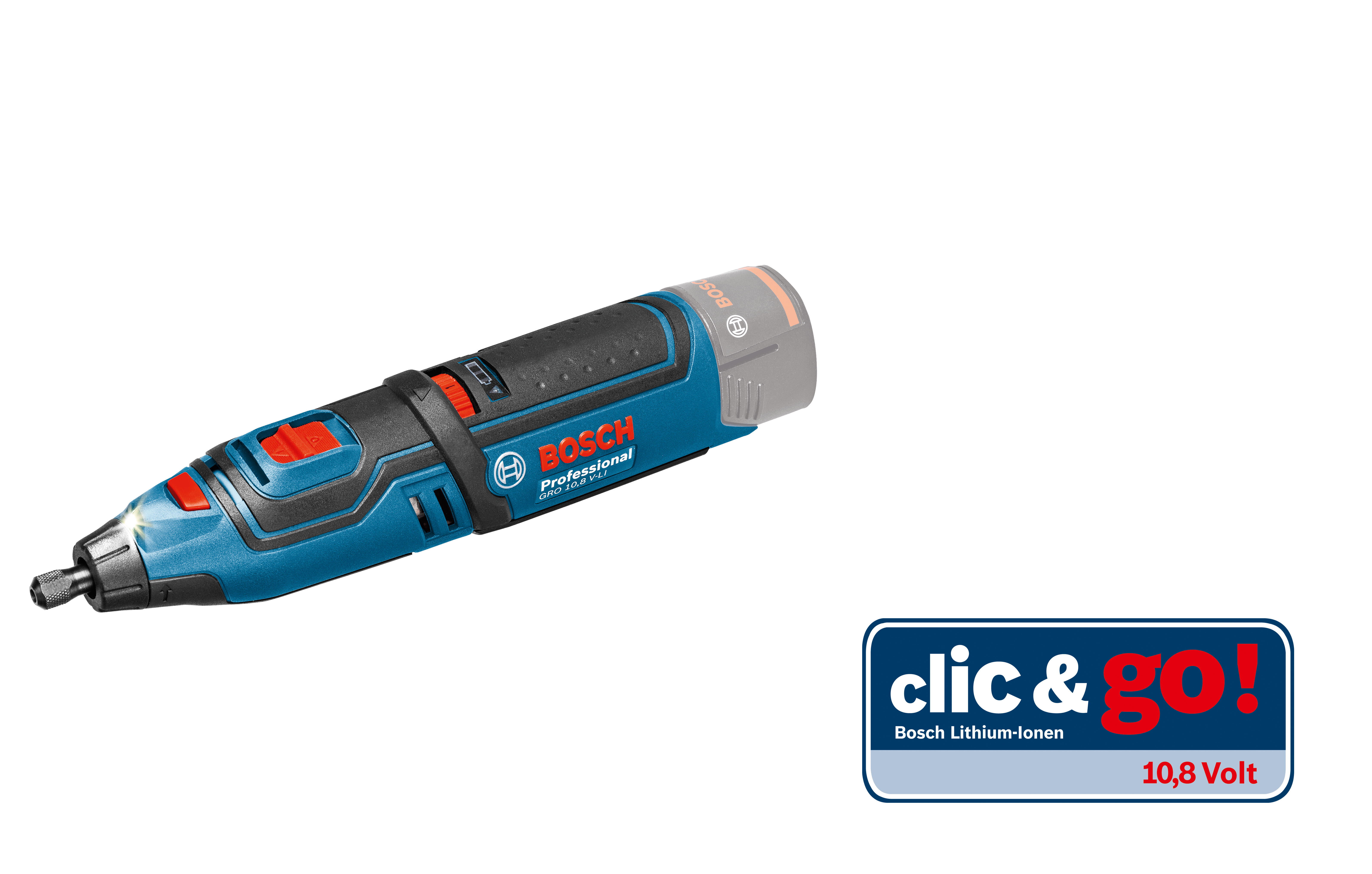 Outil rotatif multifonctions miniature solo Click&Go + L-Boxx - GRO 12V-35 BOSCH PROFESSIONAL - 2