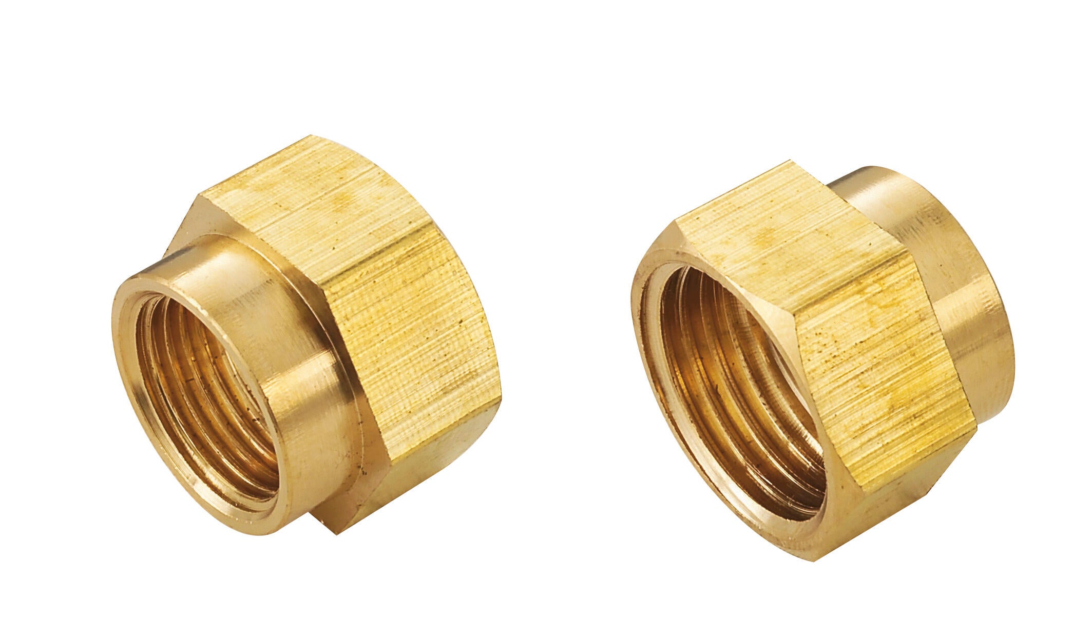 Raccord manchon femelle F.15X21(1/2'') cuivre à visser - (lot de 2) - 2
