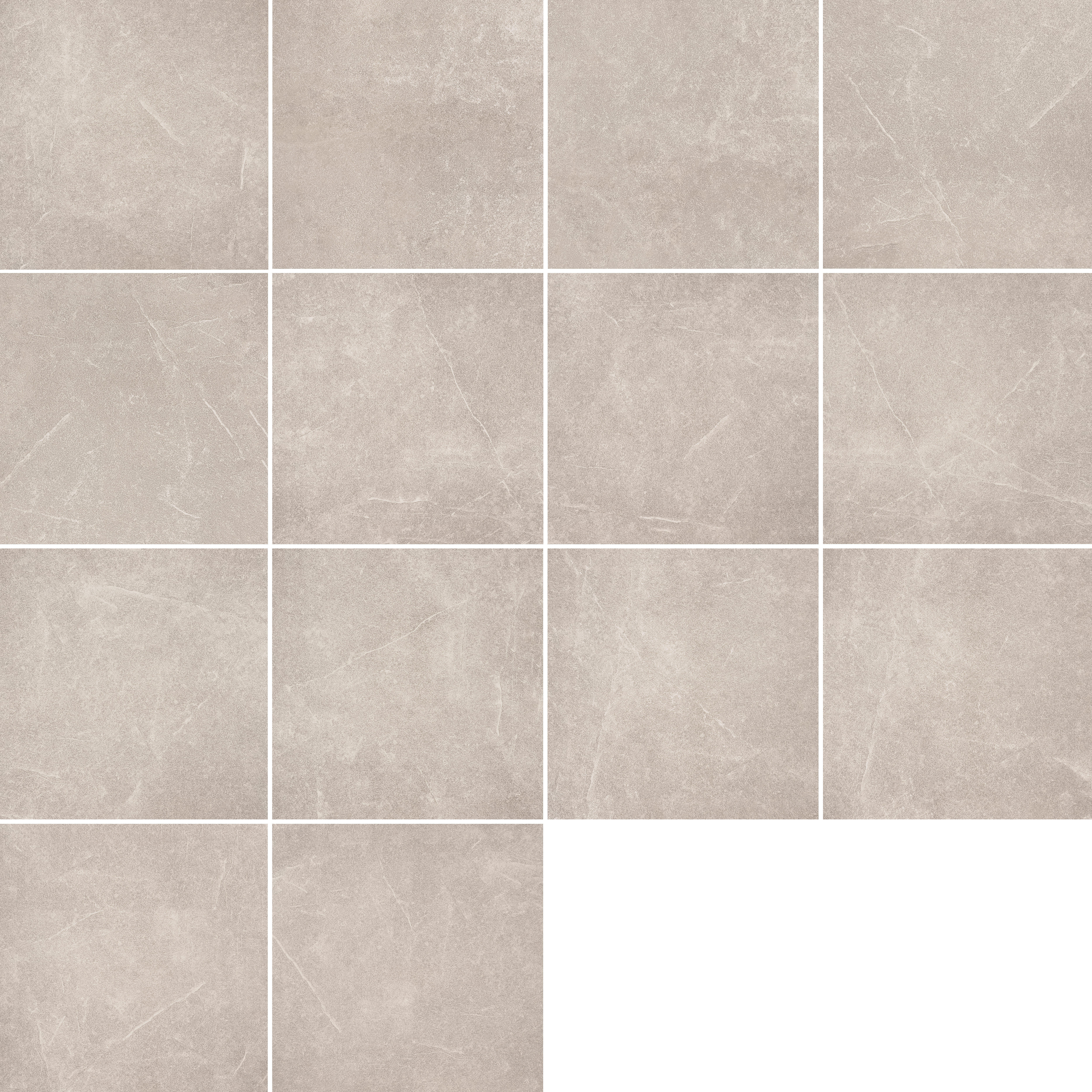 Carrelage sol extérieur effet pierre l.32.5 x L.32.5 cm - Prime Gris - 2