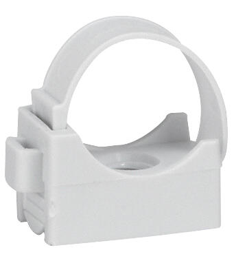 Lot de 15 clips simples tube IRL Diam.20 mm + chevilles - LEGRAND - 2