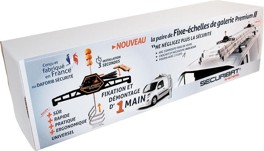 Fixe échelle antivol pour galerie x2 - DAFORIB  - 5