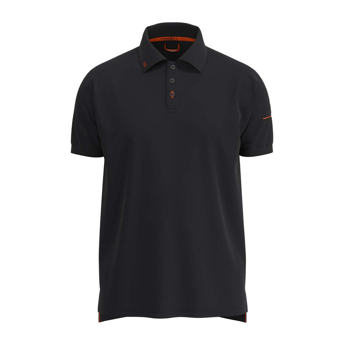 Polo ternua aibar s/s m negro tl