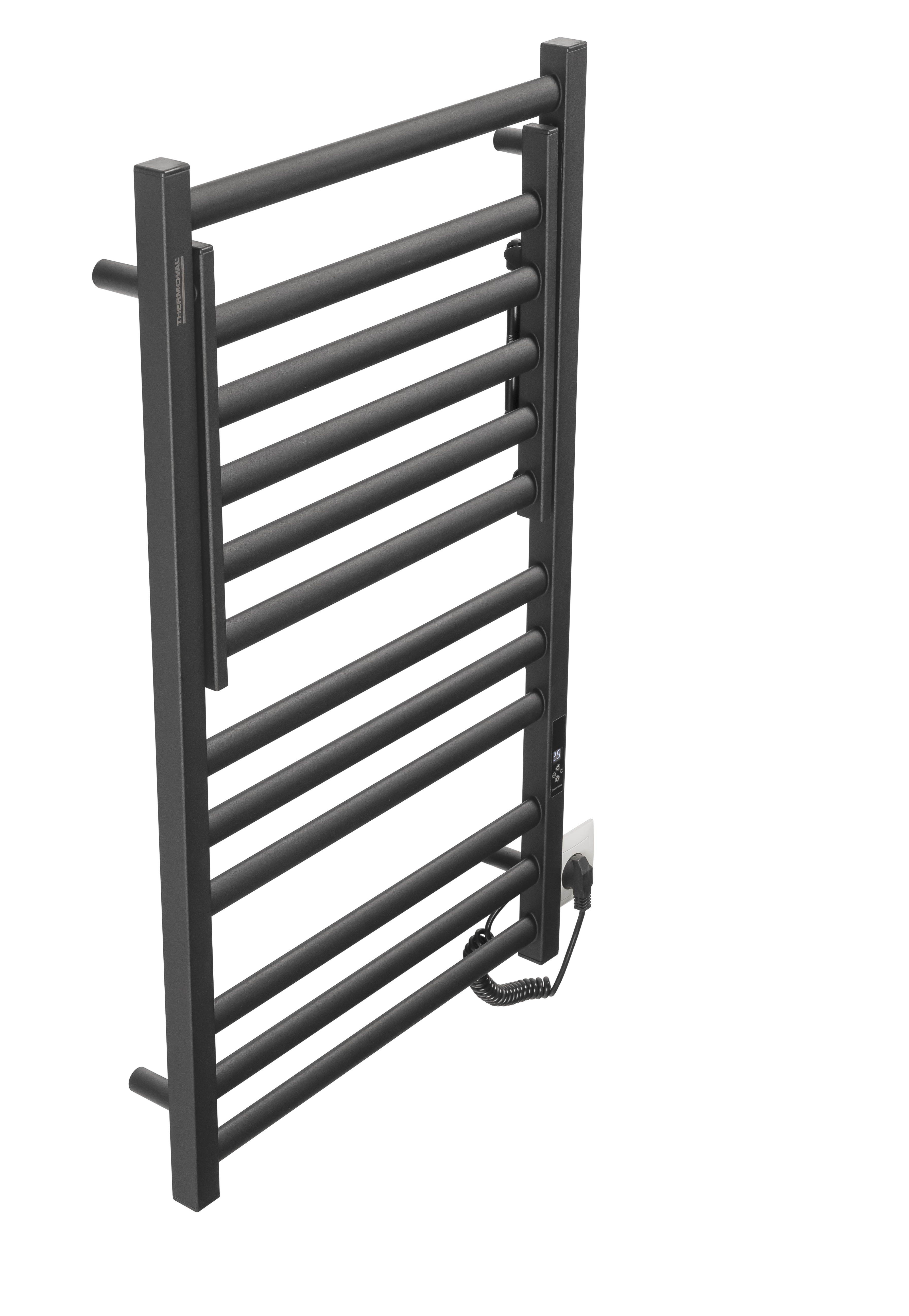 Suszarka łazienkowa rozkładana TVB 90x55 Czarna THERMOVAL