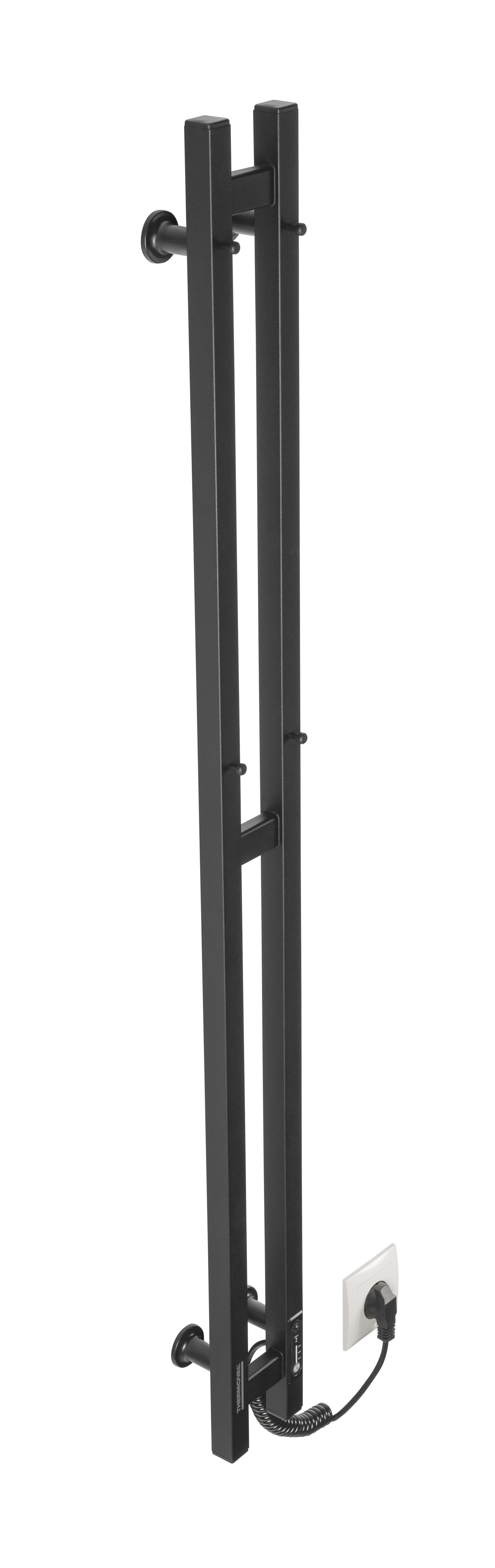 Suszarka łazienkowa TVB LONG 120x10.5 Czarna THERMOVAL