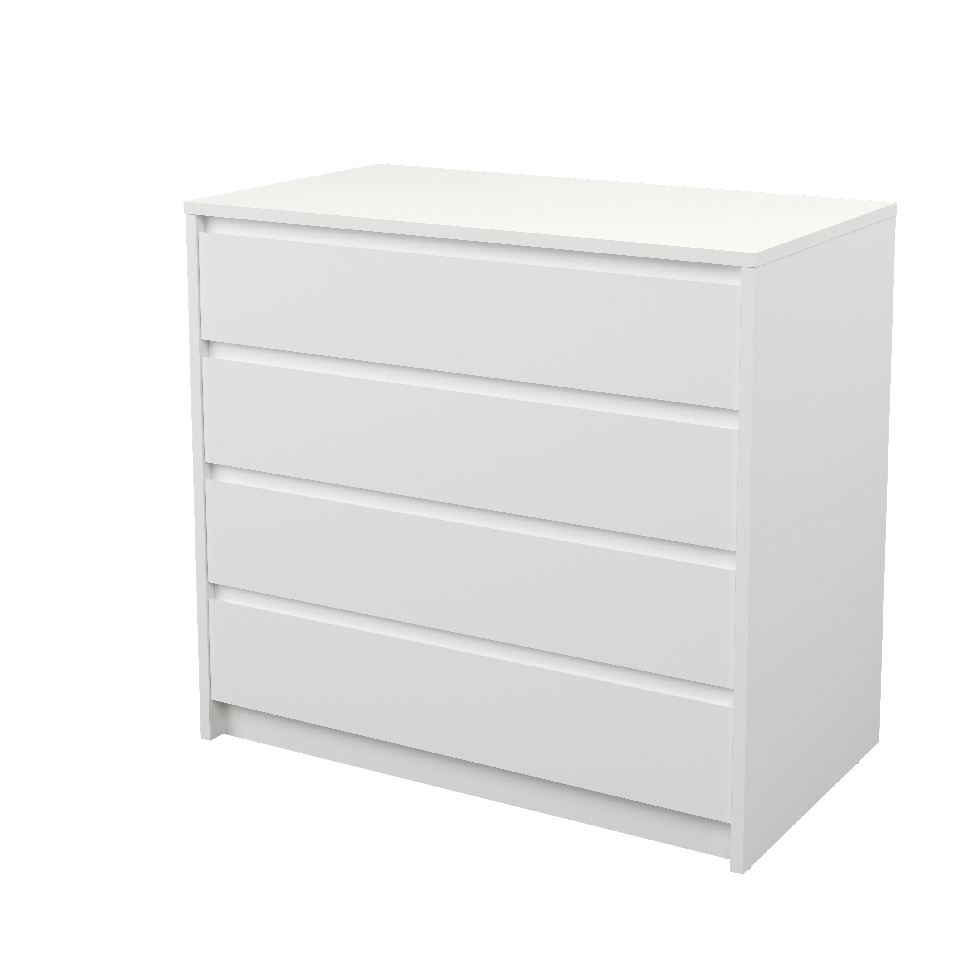 Cómoda 4 GAVETAS 74X80X45CM BRANCO - 2