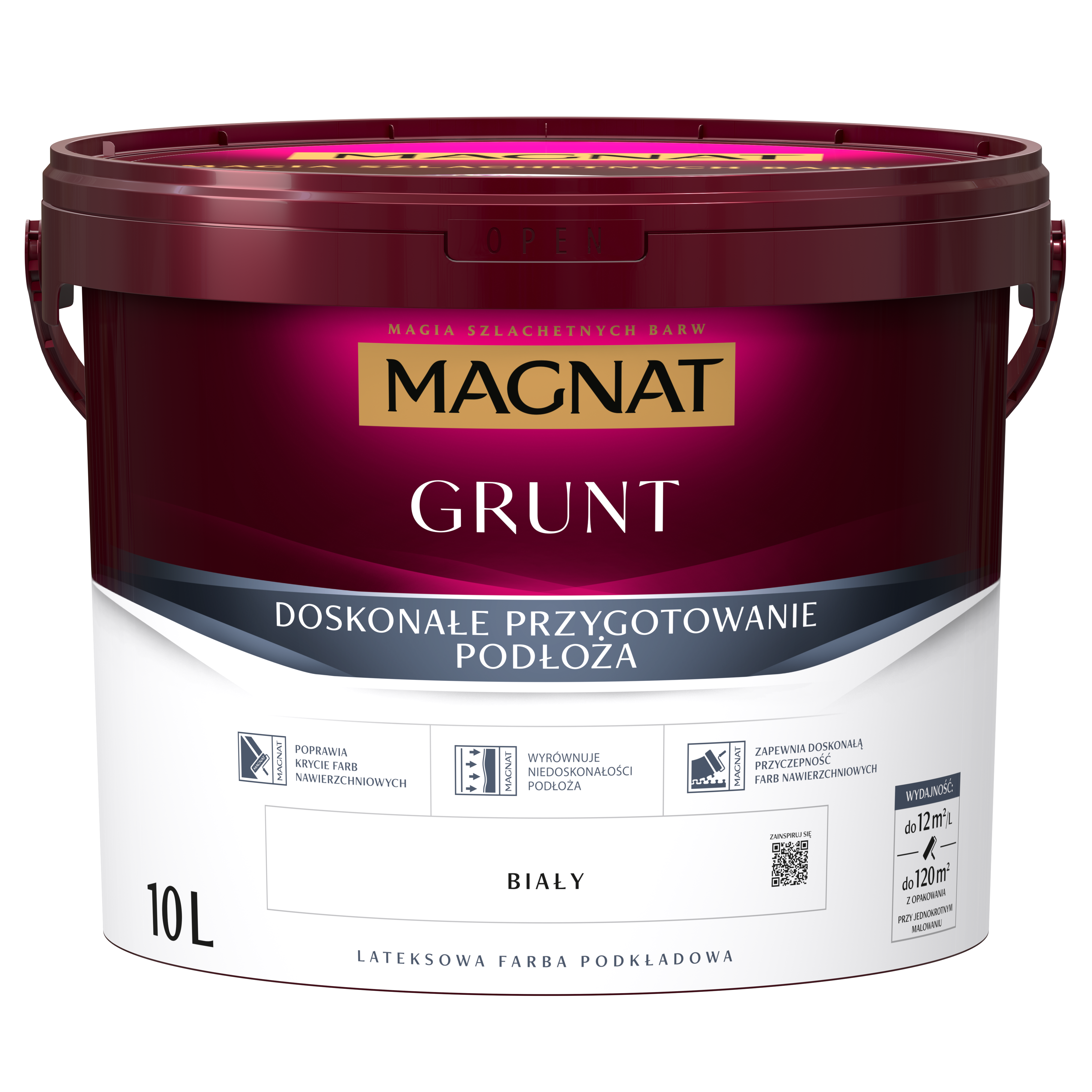 Grunt pod farby ceramiczne i lateksowe 10 l MAGNAT