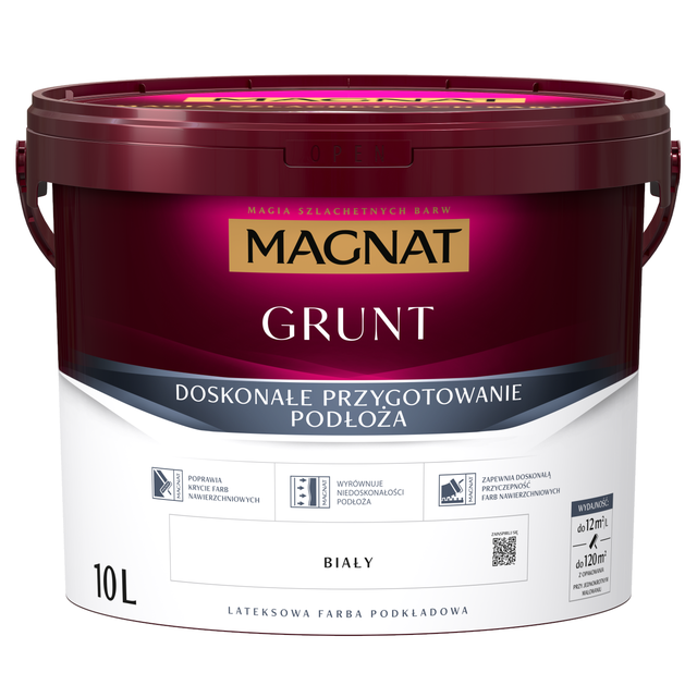 Grunt pod farby ceramiczne i lateksowe 10 l MAGNAT